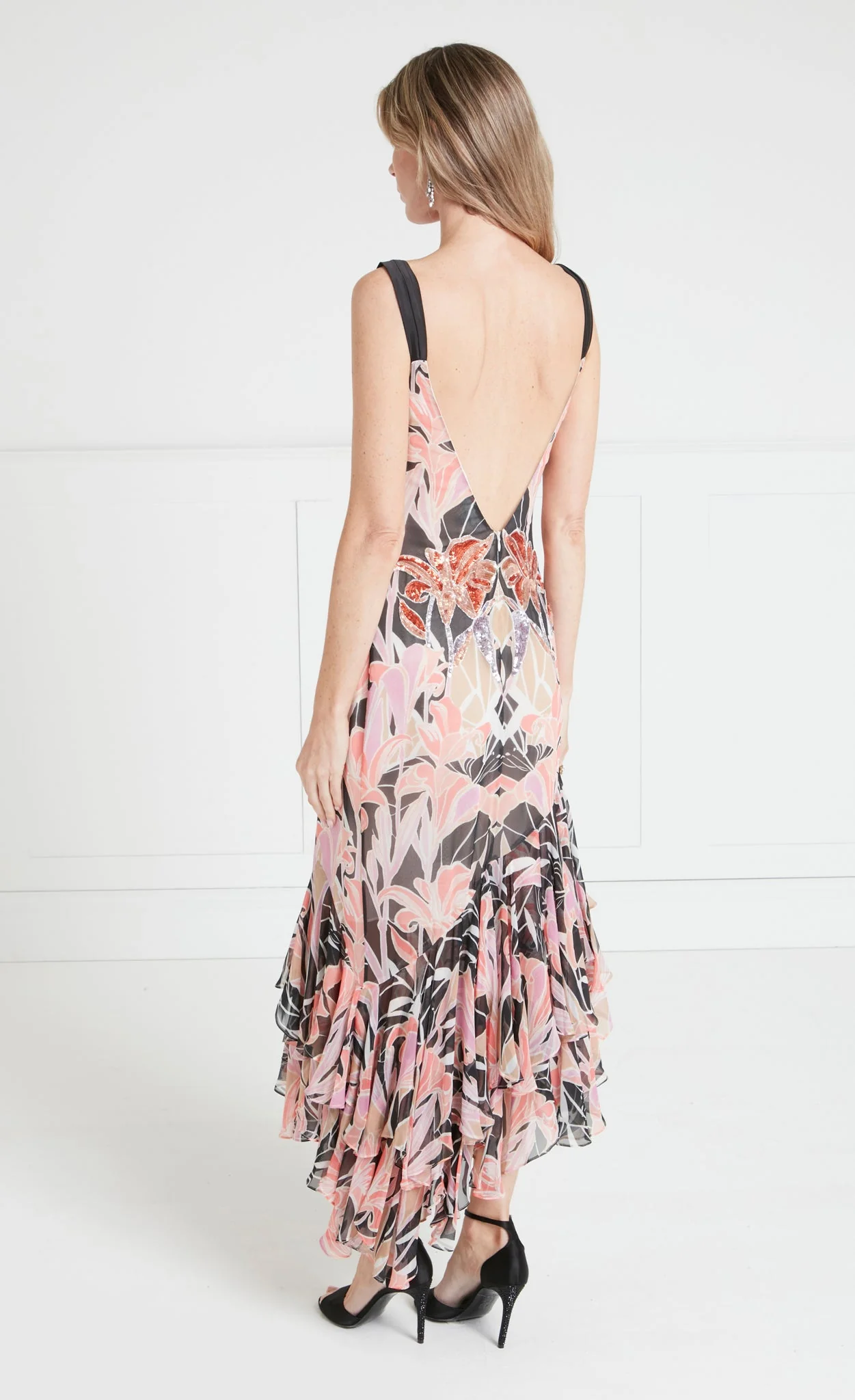 Alani Ruffle Dress - Pink - Image 3