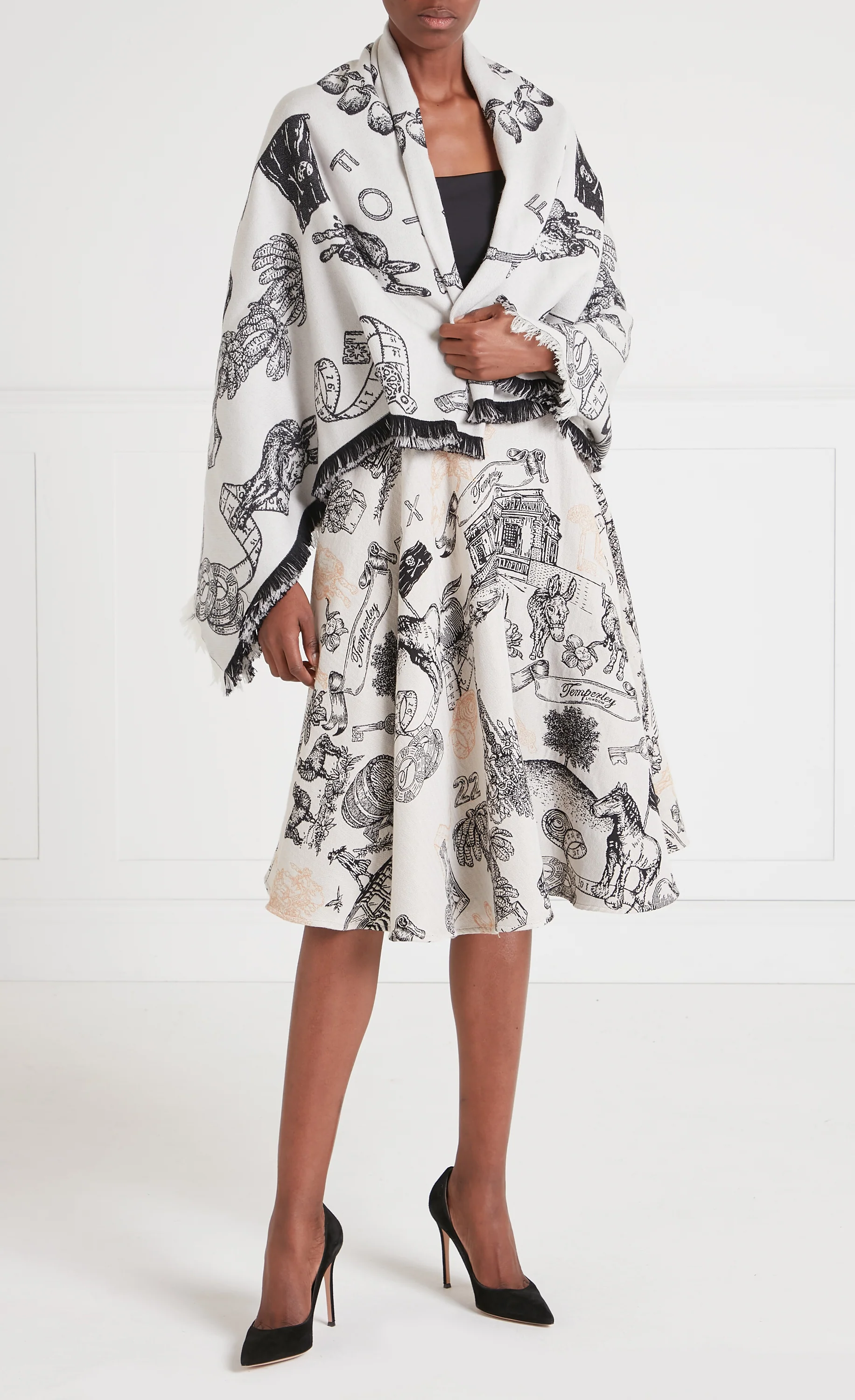 Anniversary Shawl - White - Image 7