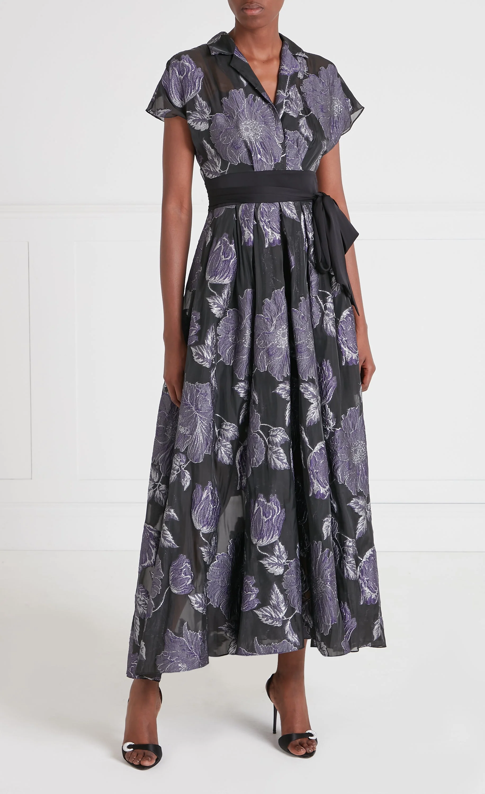 Bridget Gown - Black & Silver - Image 2
