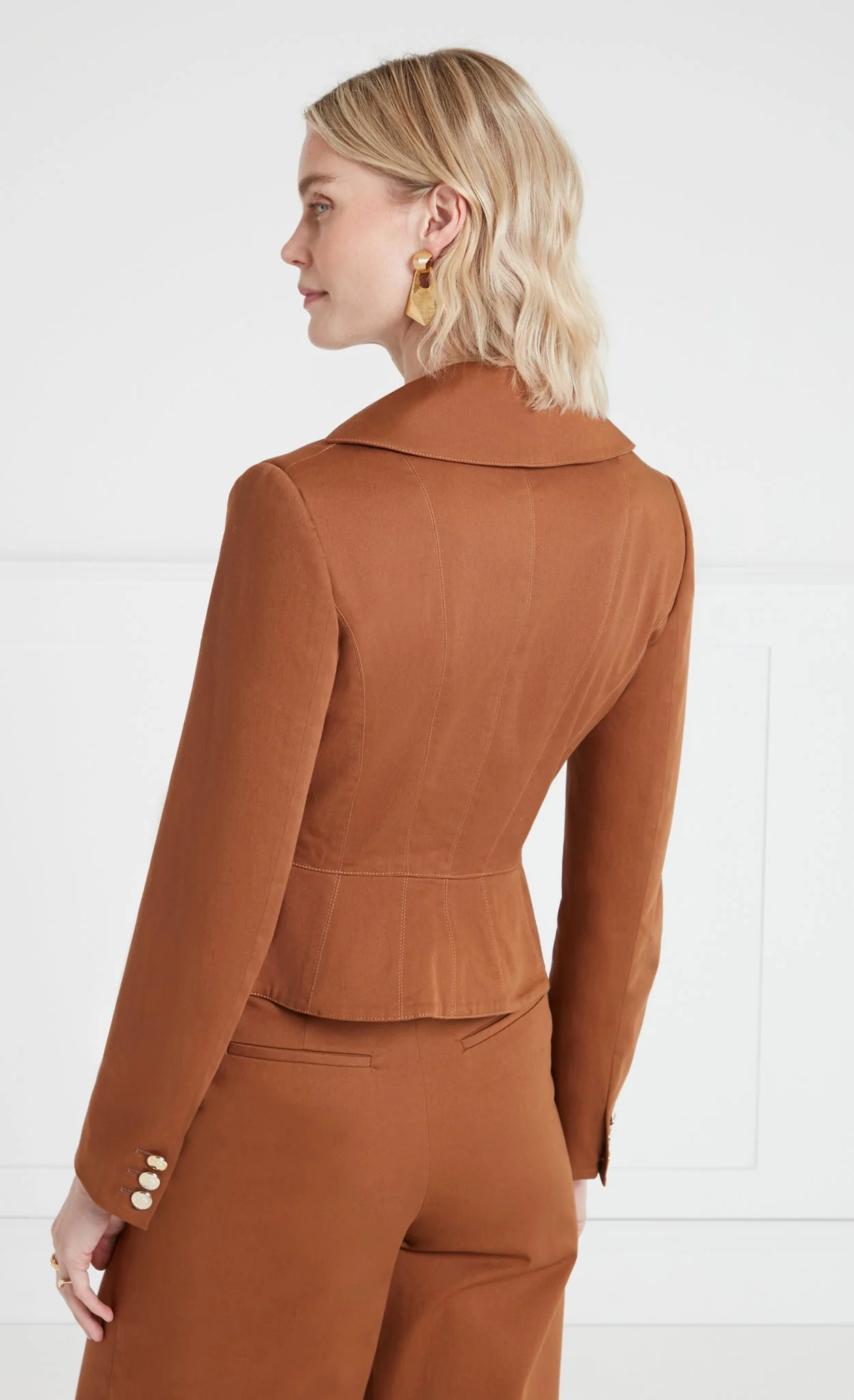 Castell Jacket - Brown - Image 4