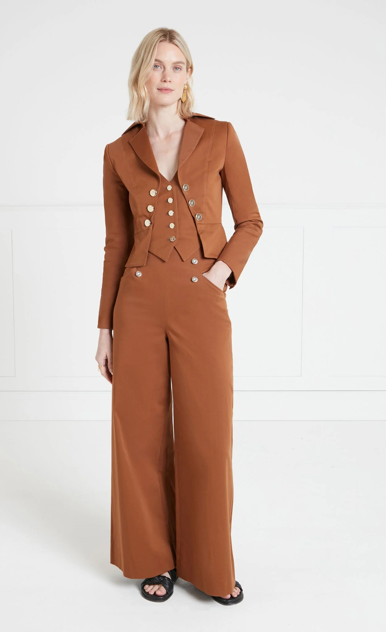 Castell Jacket - Brown - Image 5