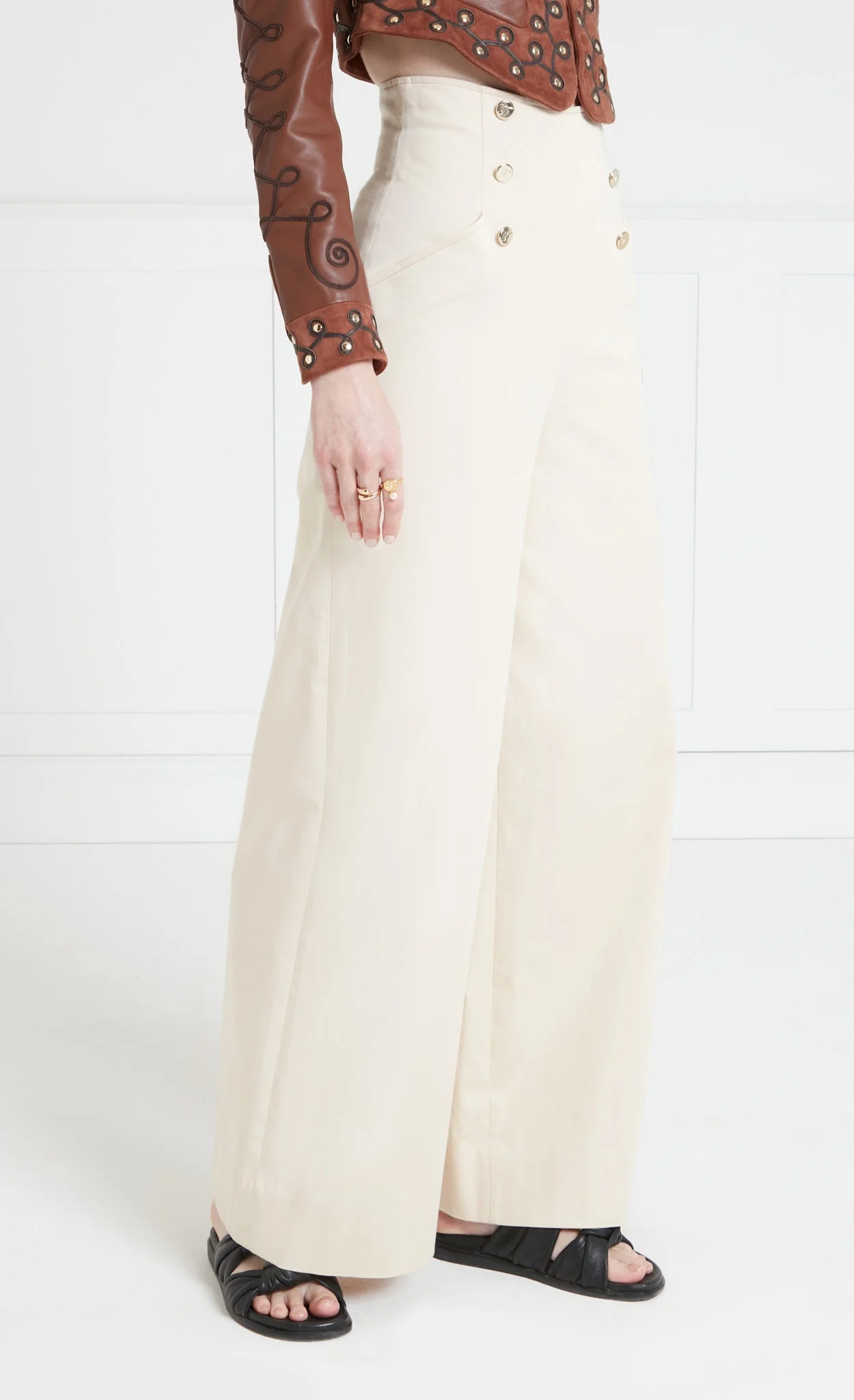 Castell Trousers - Sandy Cream - Image 3