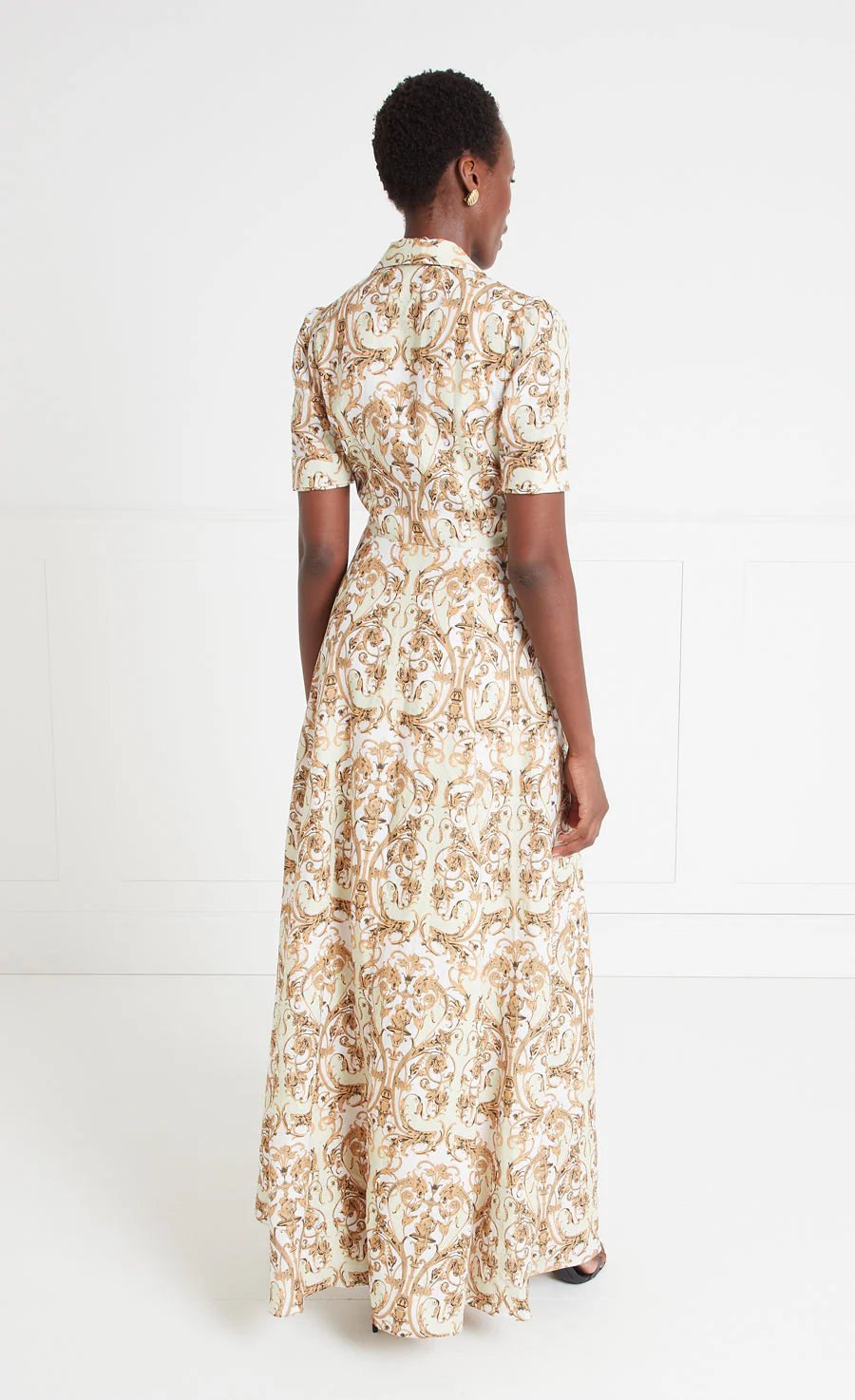 Claudia Dress - Amber Gold - Image 4