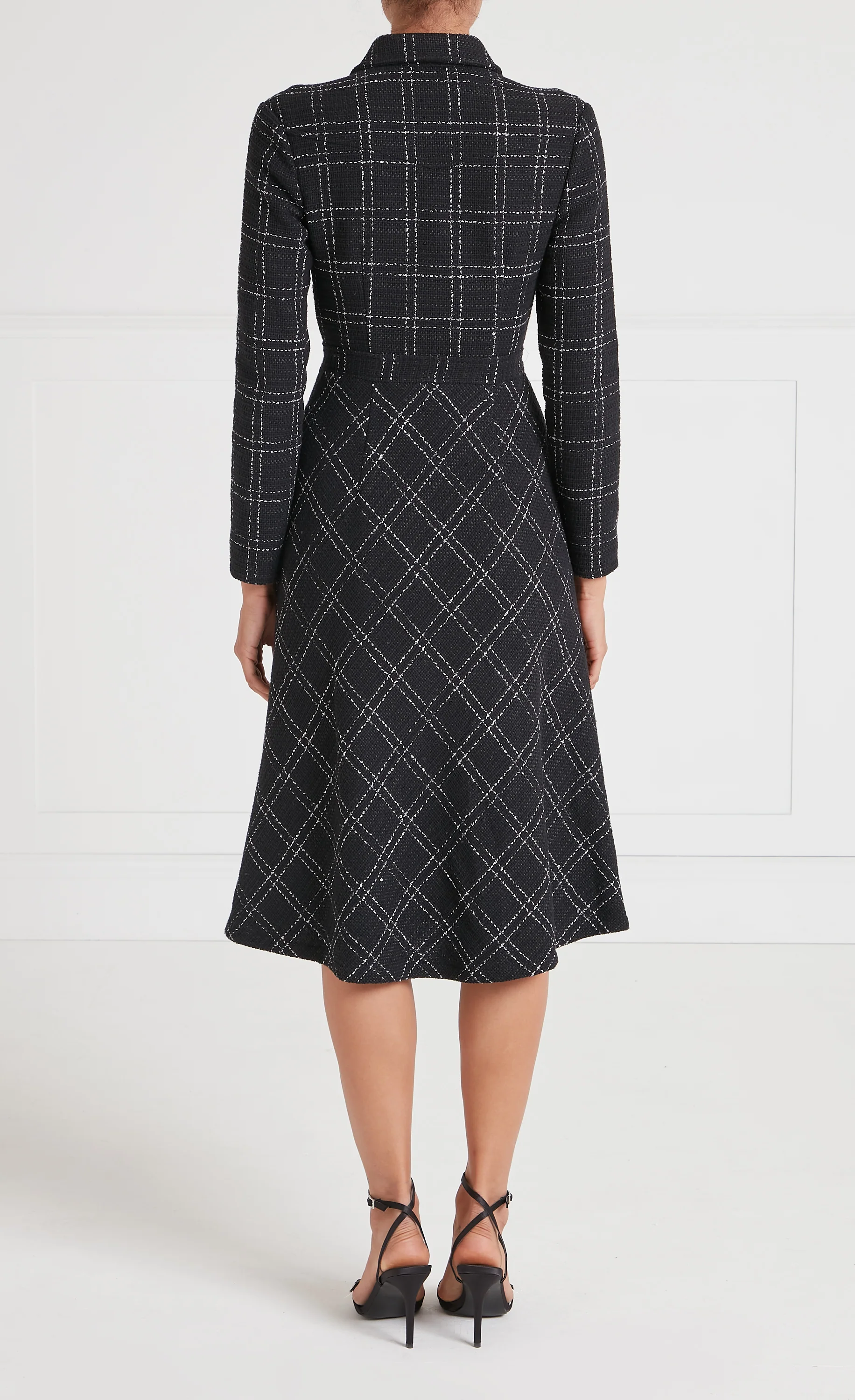 Colonel Dress - Black Check - Image 4