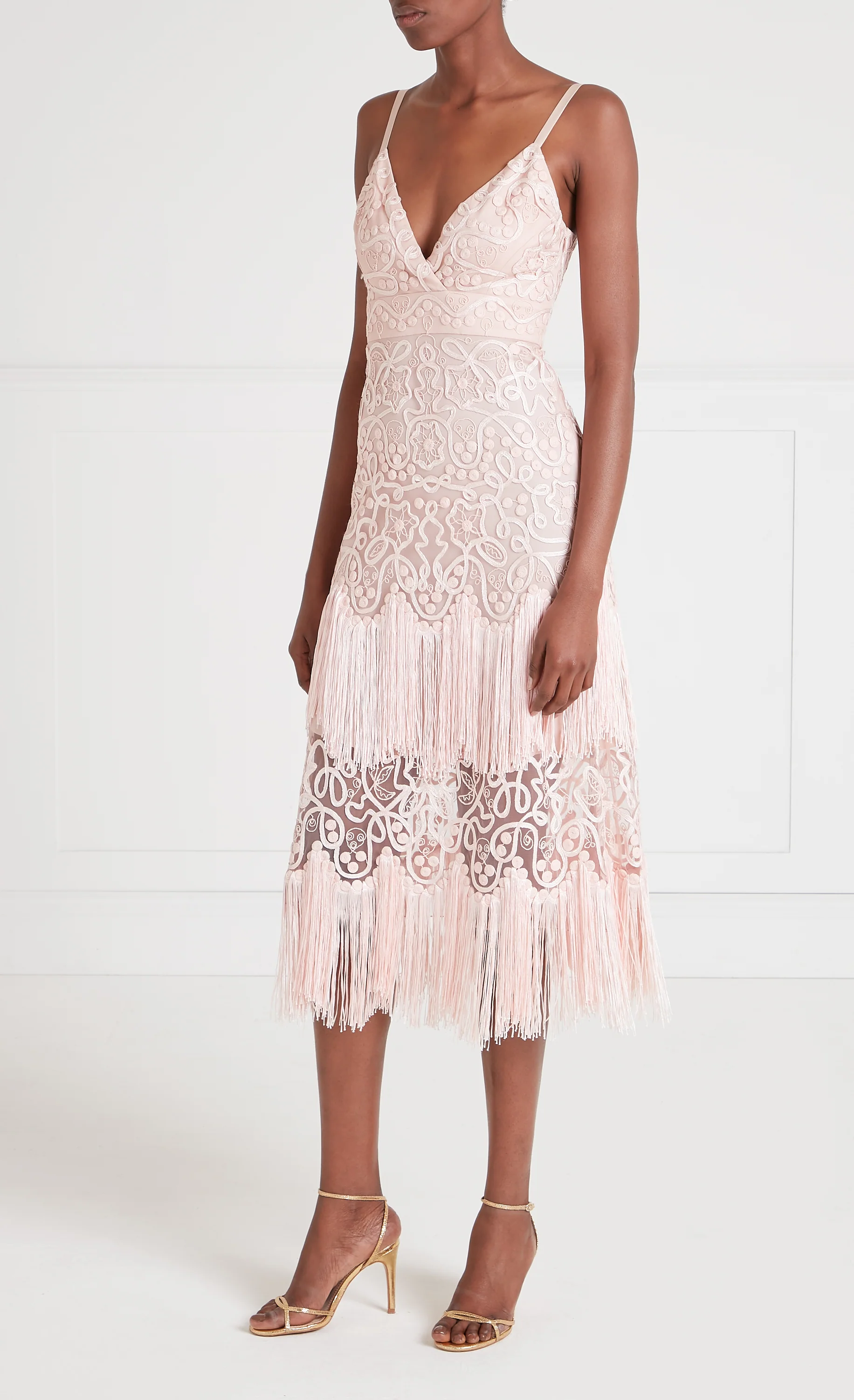 Cordelle Tassel Dress - Pink - Image 4