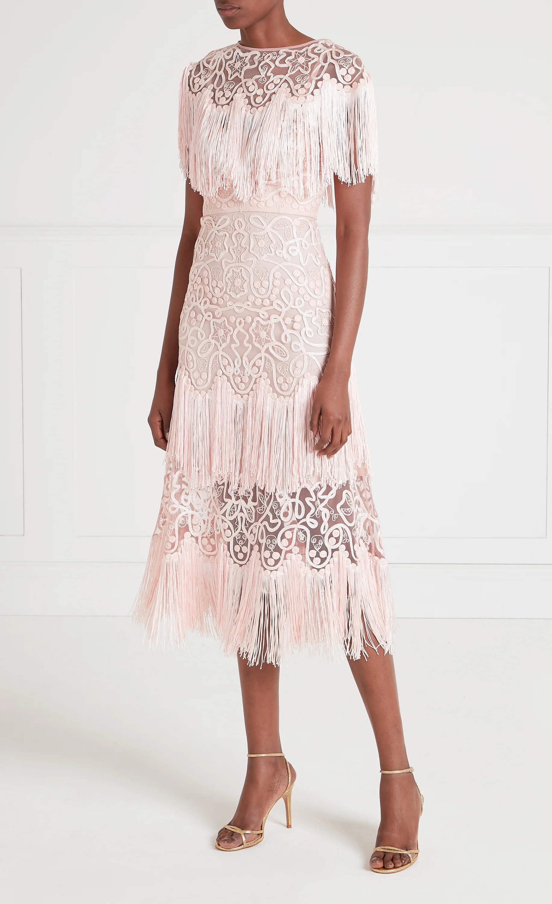 Cordelle Tassel Dress - Pink - Image 5