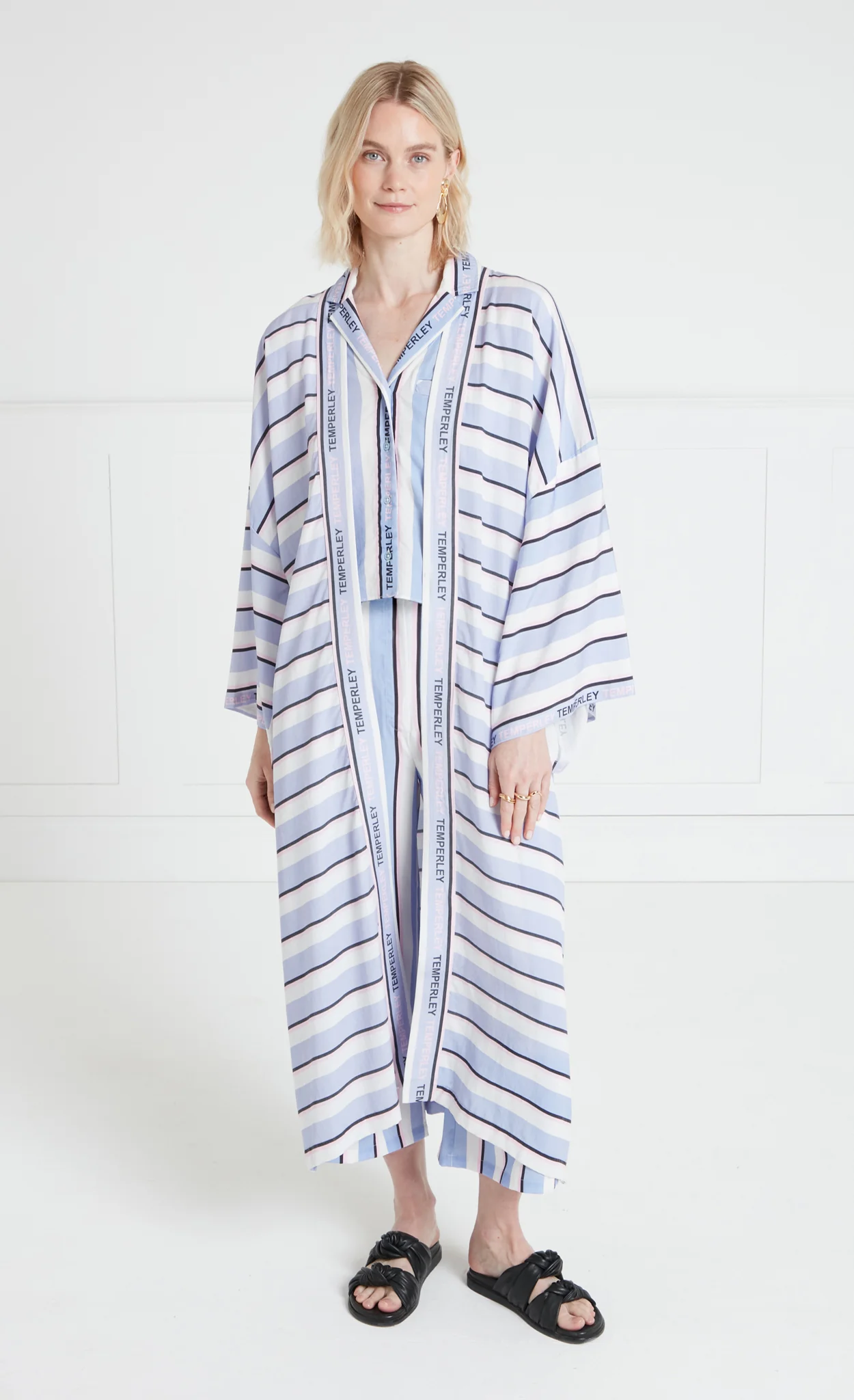 Dominique Kimono - Blue Mix - Image 2