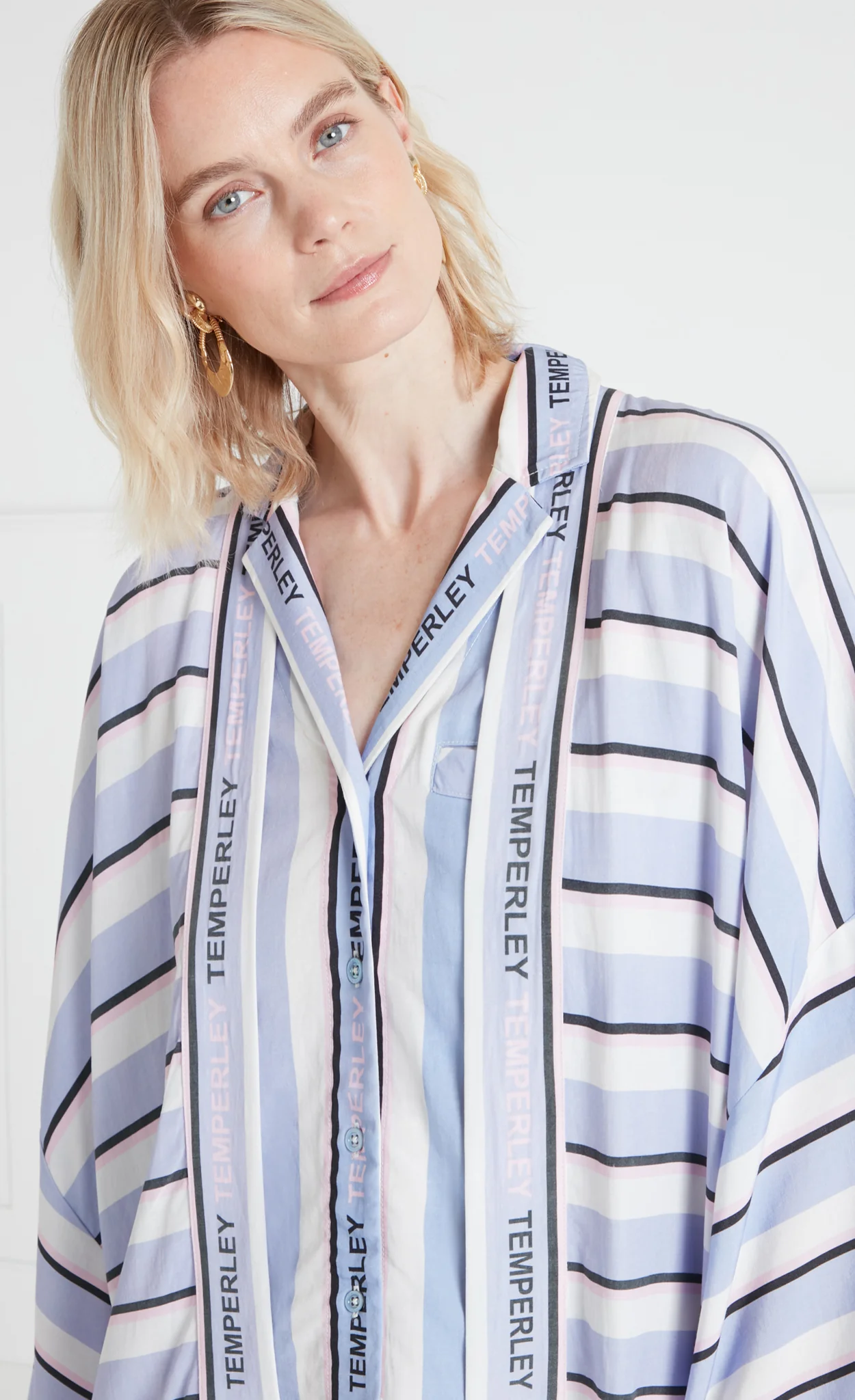 Dominique Kimono - Blue Mix - Image 5