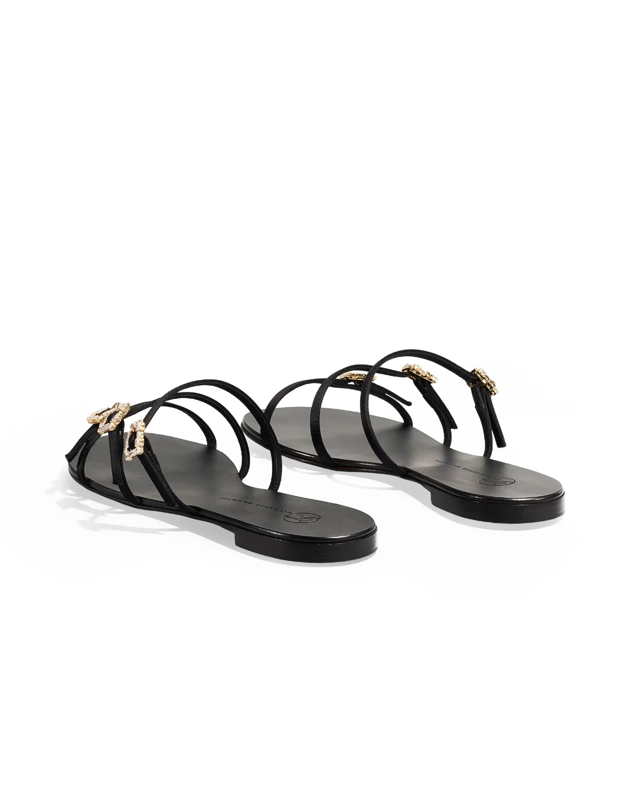 Eclipse Flat Sandals - Black - Image 3