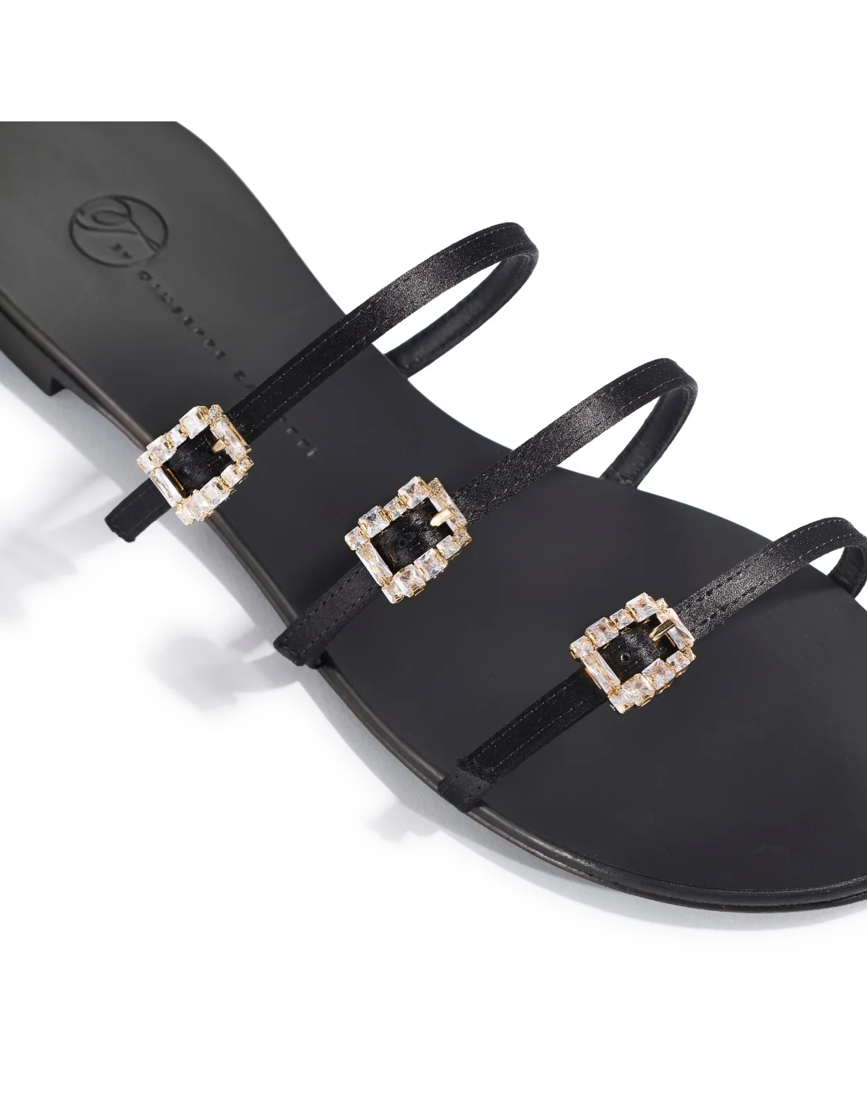 Eclipse Flat Sandals - Black - Image 5
