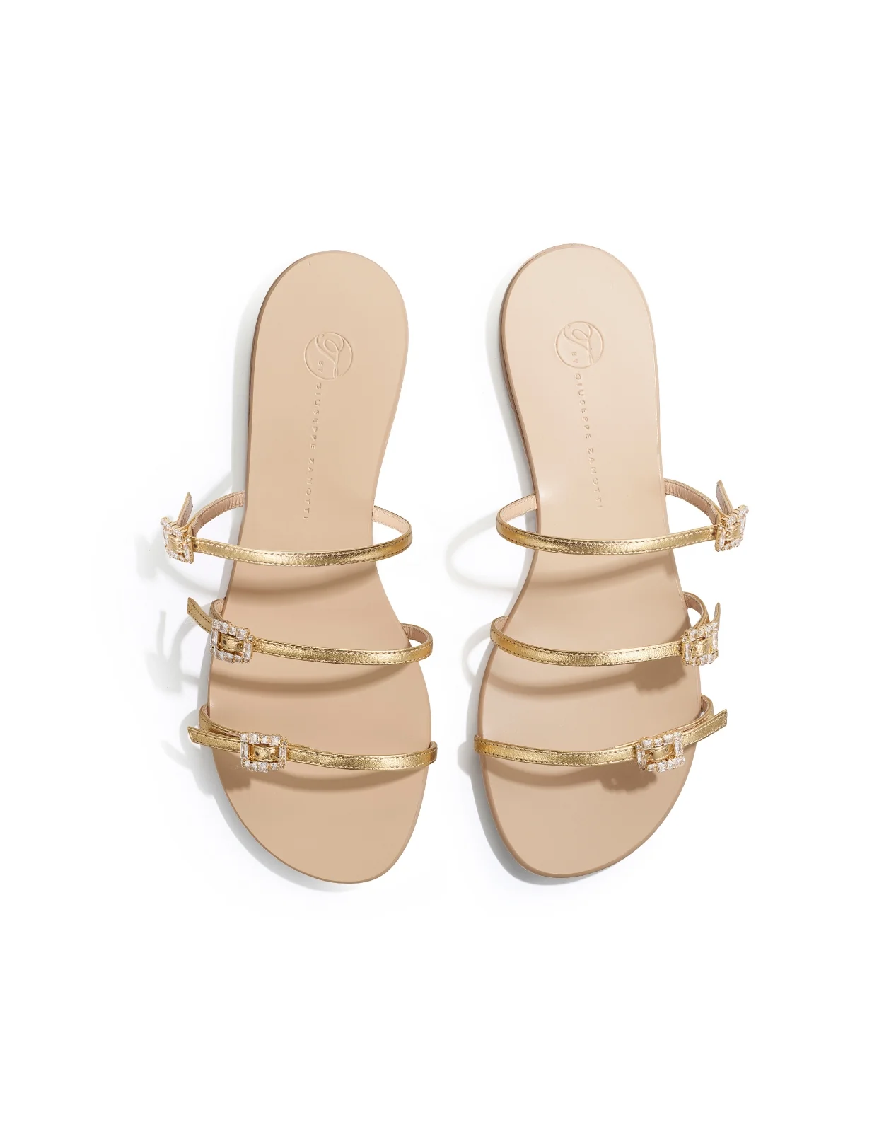 Eclipse Flat Sandals - Gold - Image 4