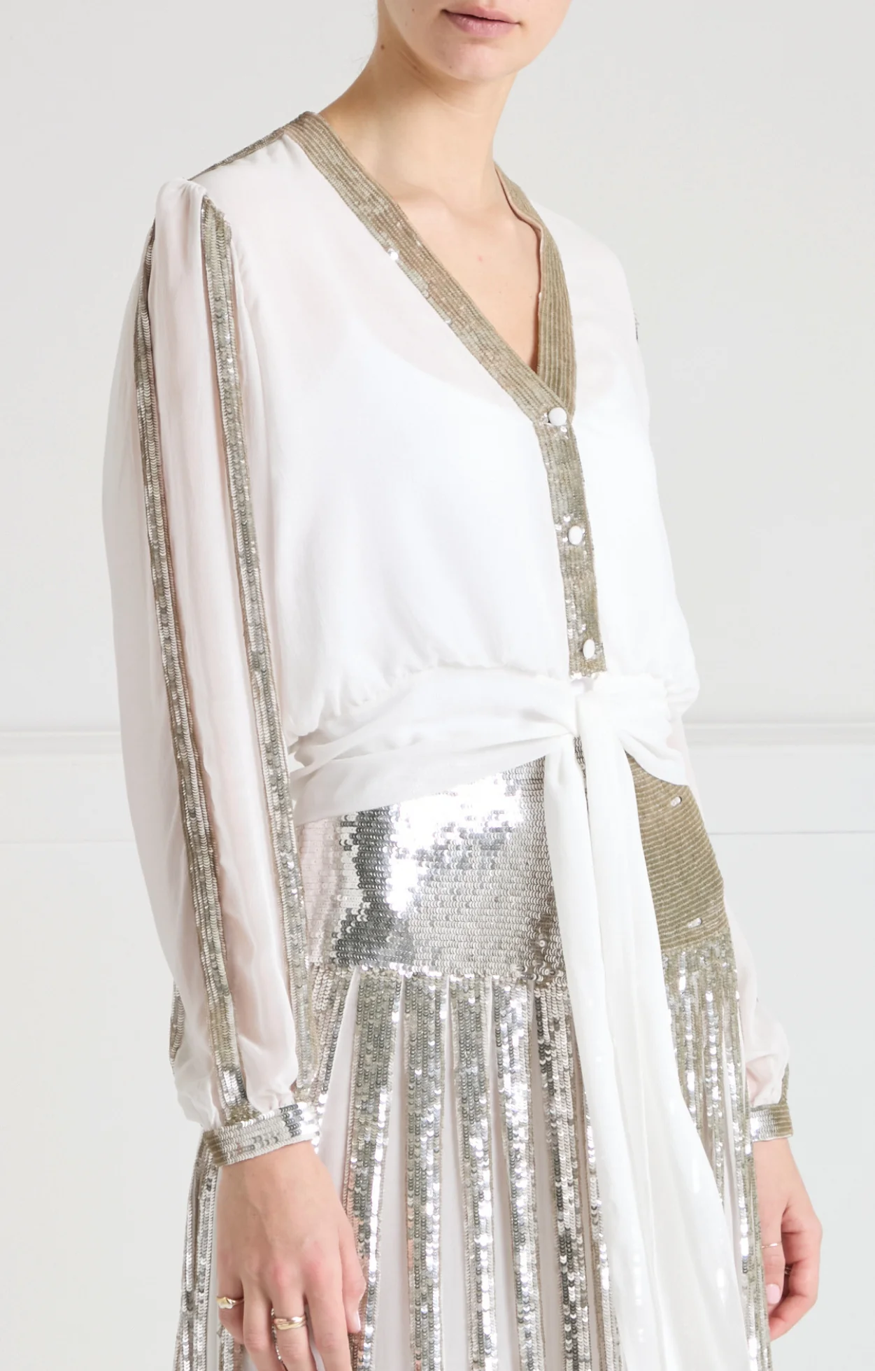 Filigree Blouse - Silver - Image 3