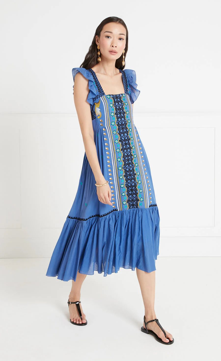 Florentine Dress - Dazzling Blue - Image 3