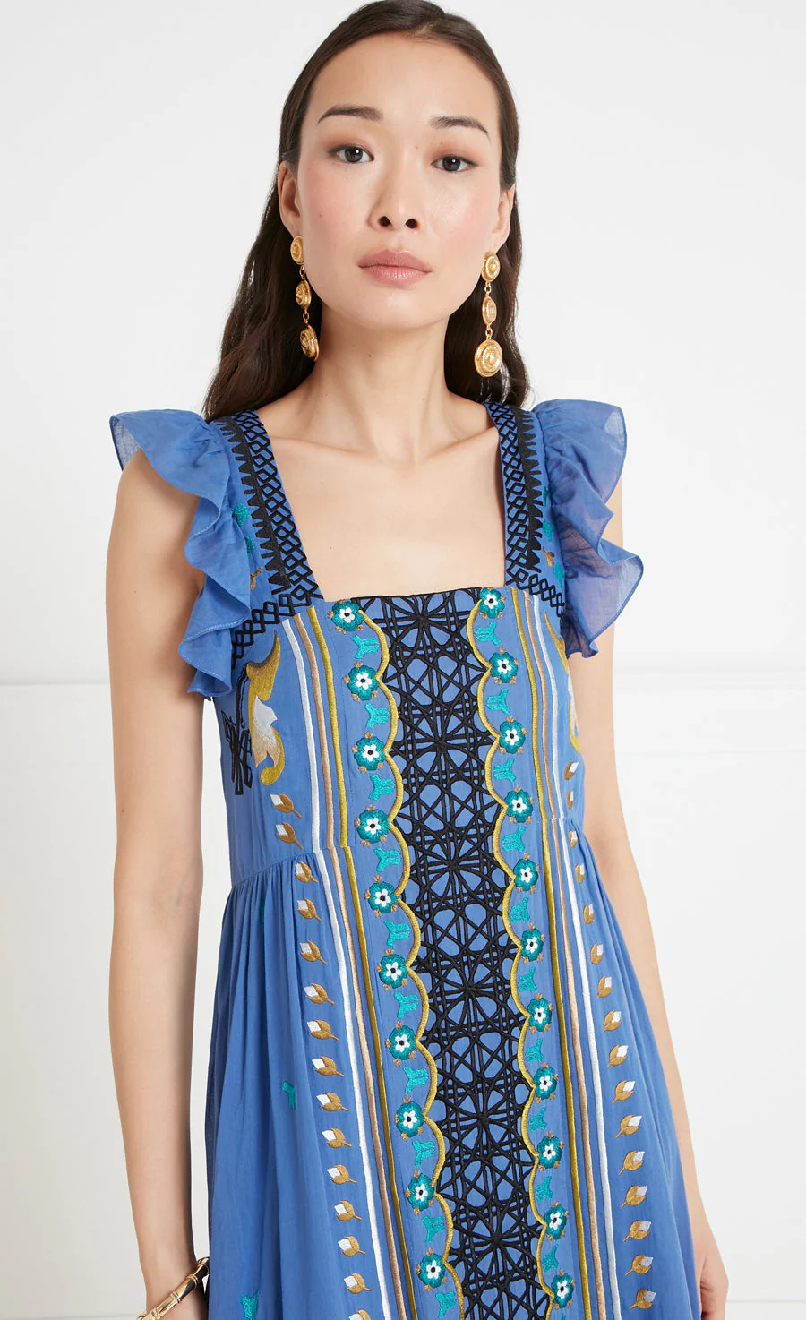 Florentine Dress - Dazzling Blue - Image 5