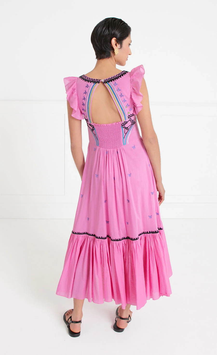 Florentine Dress - Rose Pink - Image 4