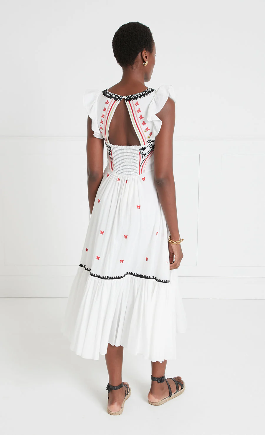 Florentine Dress - White - Image 4