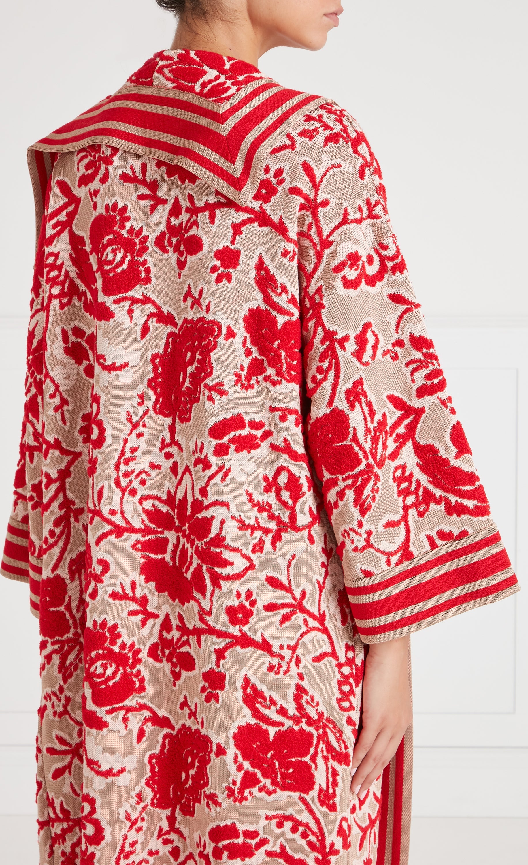 Francis Knit Cape - Oatmeal Mix - Image 6