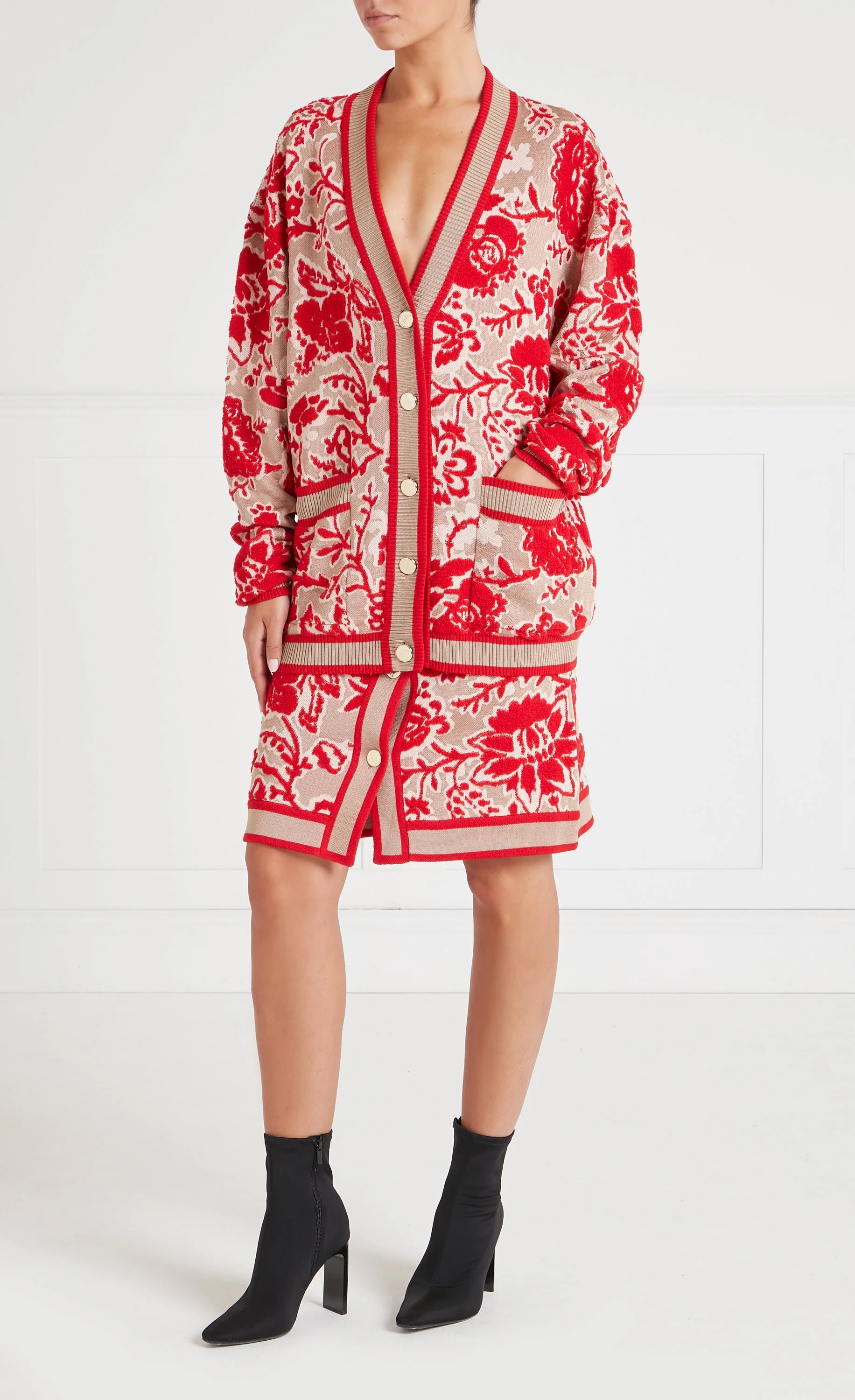 Francis Knit Cardigan - Oatmeal Mix - Image 6