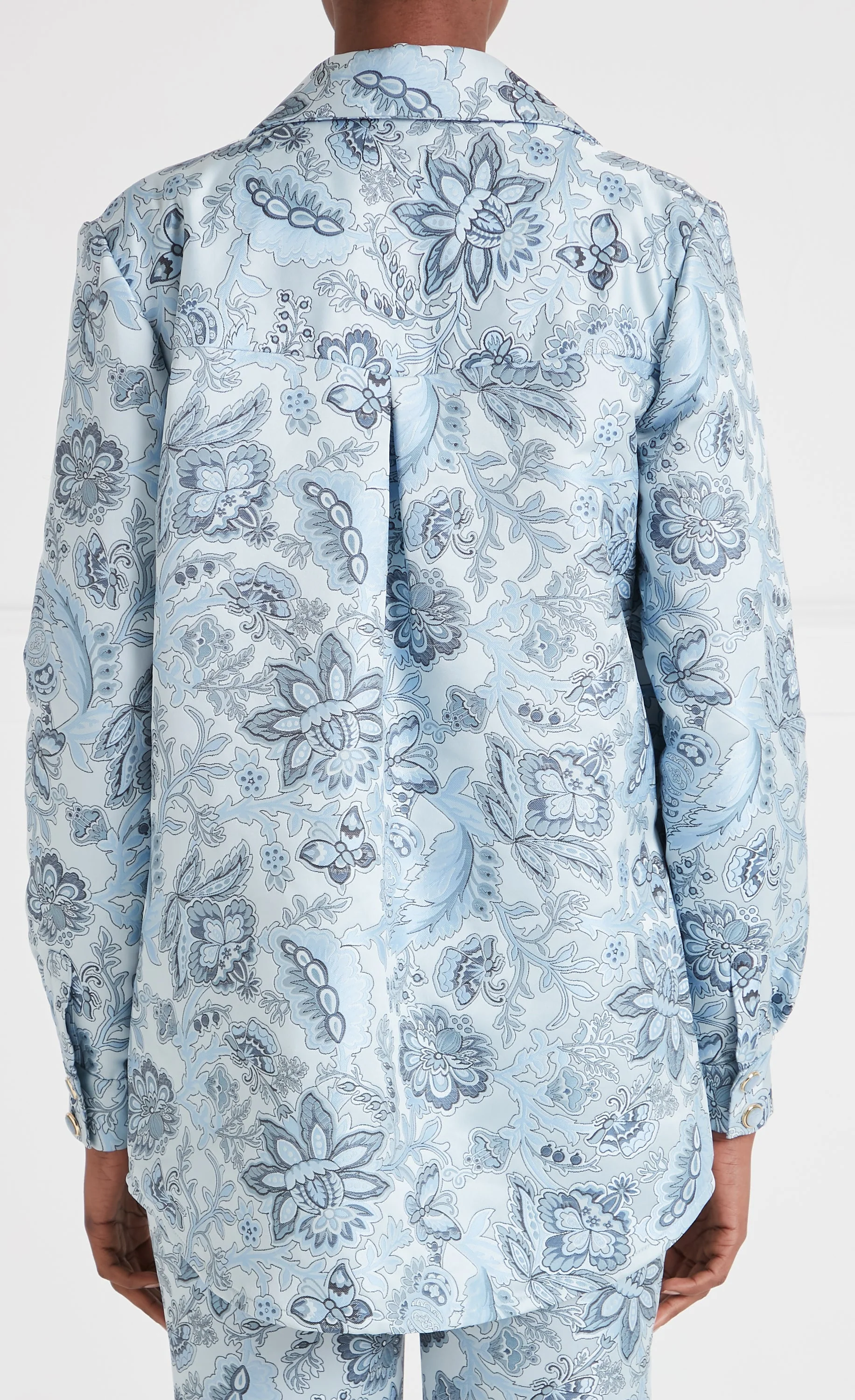 Francis Shirt Jacket - Light Blue - Image 4