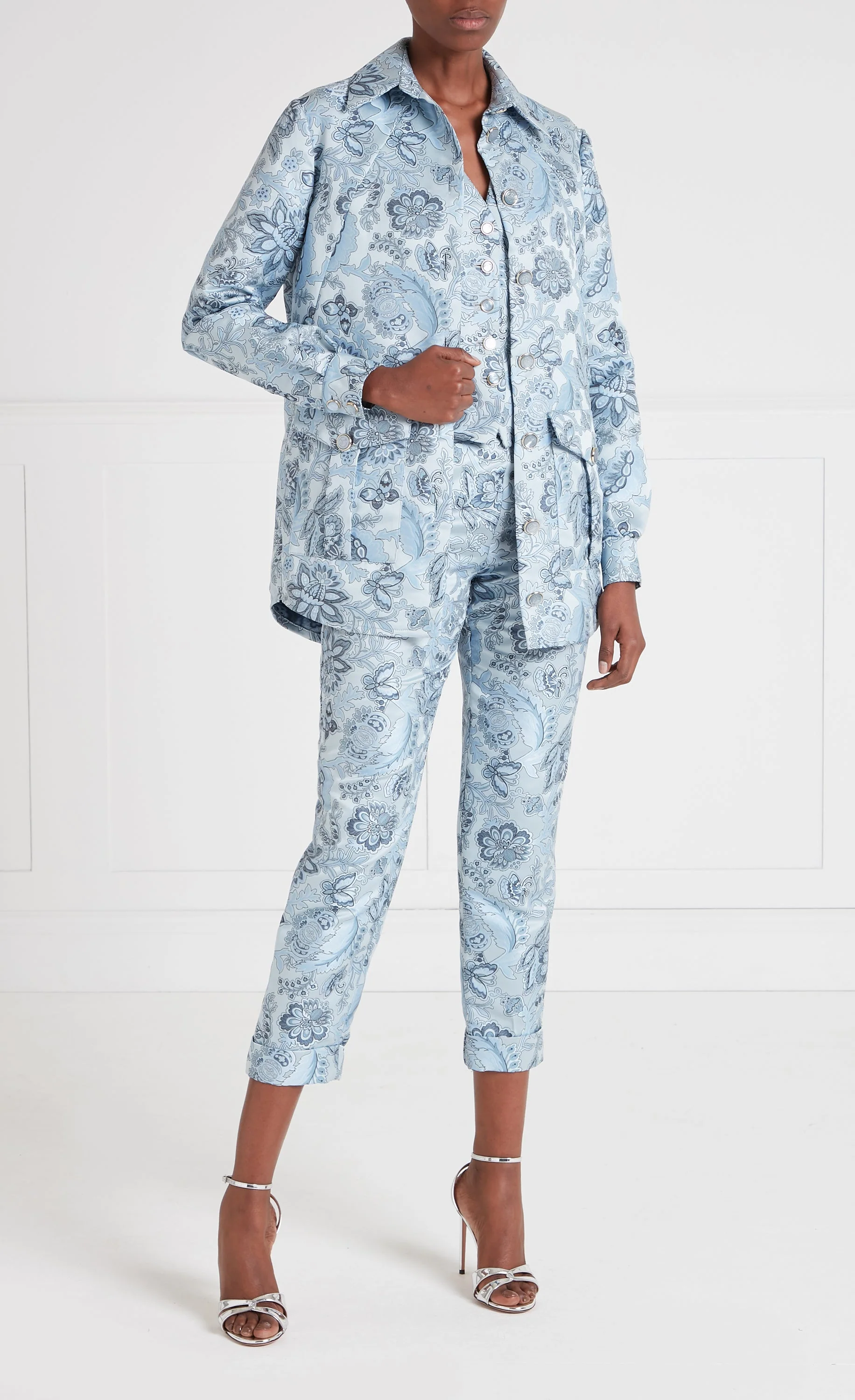 Francis Shirt Jacket - Light Blue - Image 6