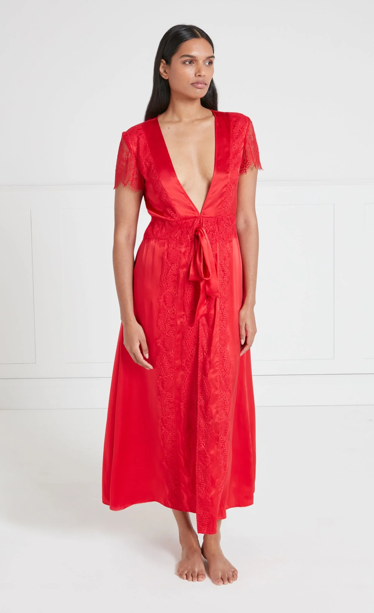 Gaia Robe - Red - Image 3