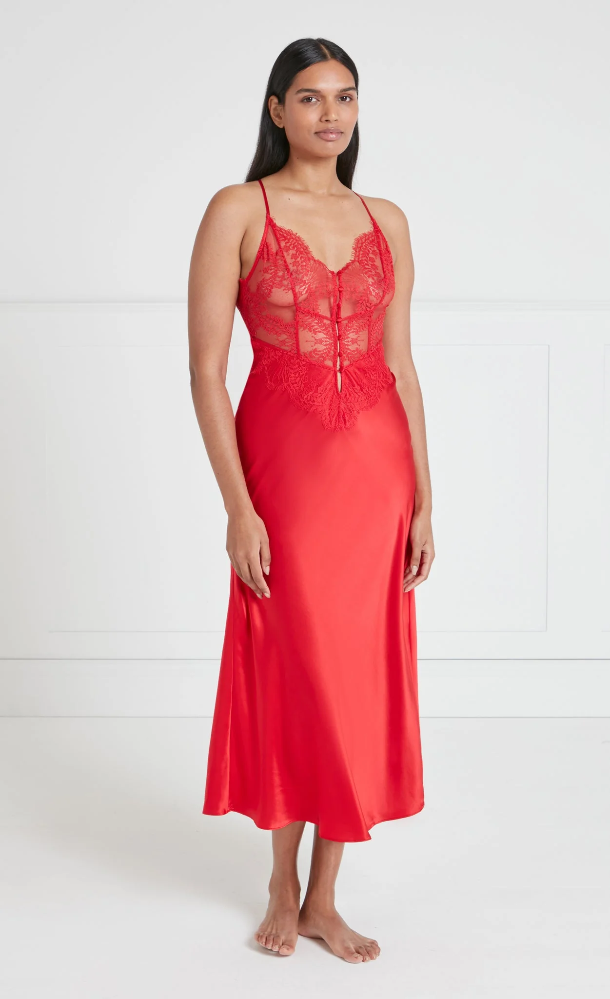 Gaia Slip - Red - Image 3
