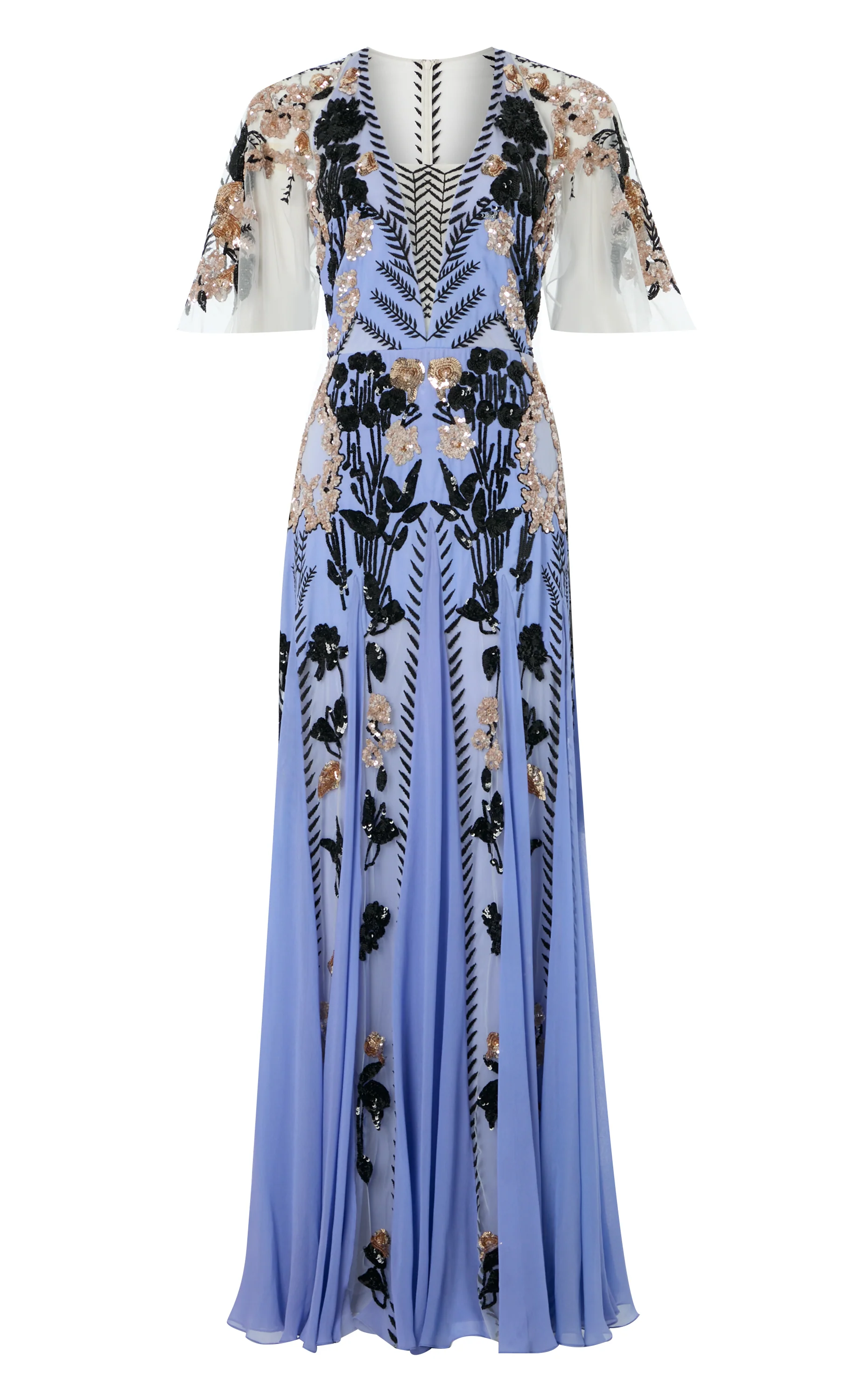 Gilded Gown - Lavender Blue