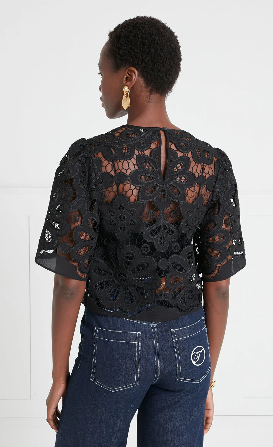 Guinevere Top - Black - Image 4