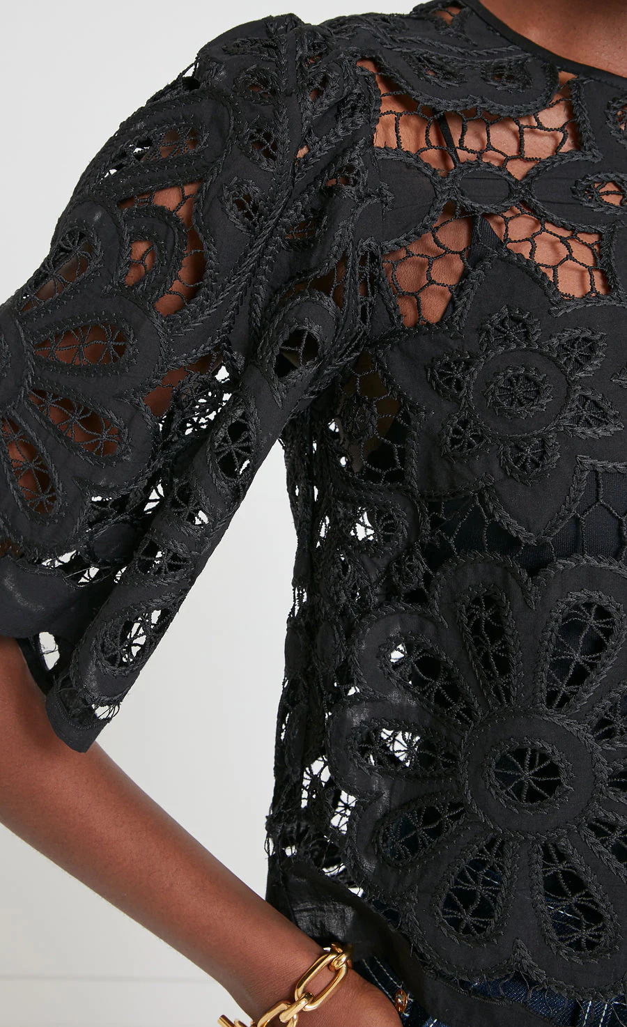 Guinevere Top - Black - Image 5