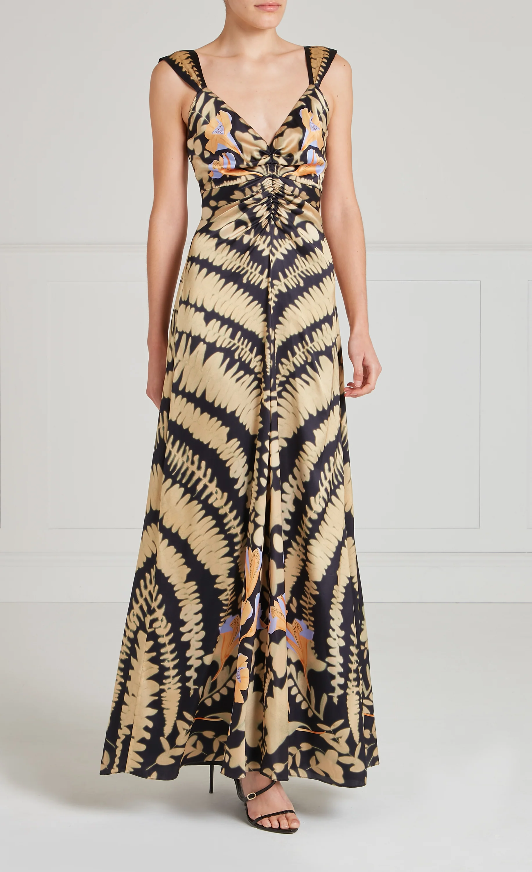 Ivy Strappy Gown - Black - Image 2