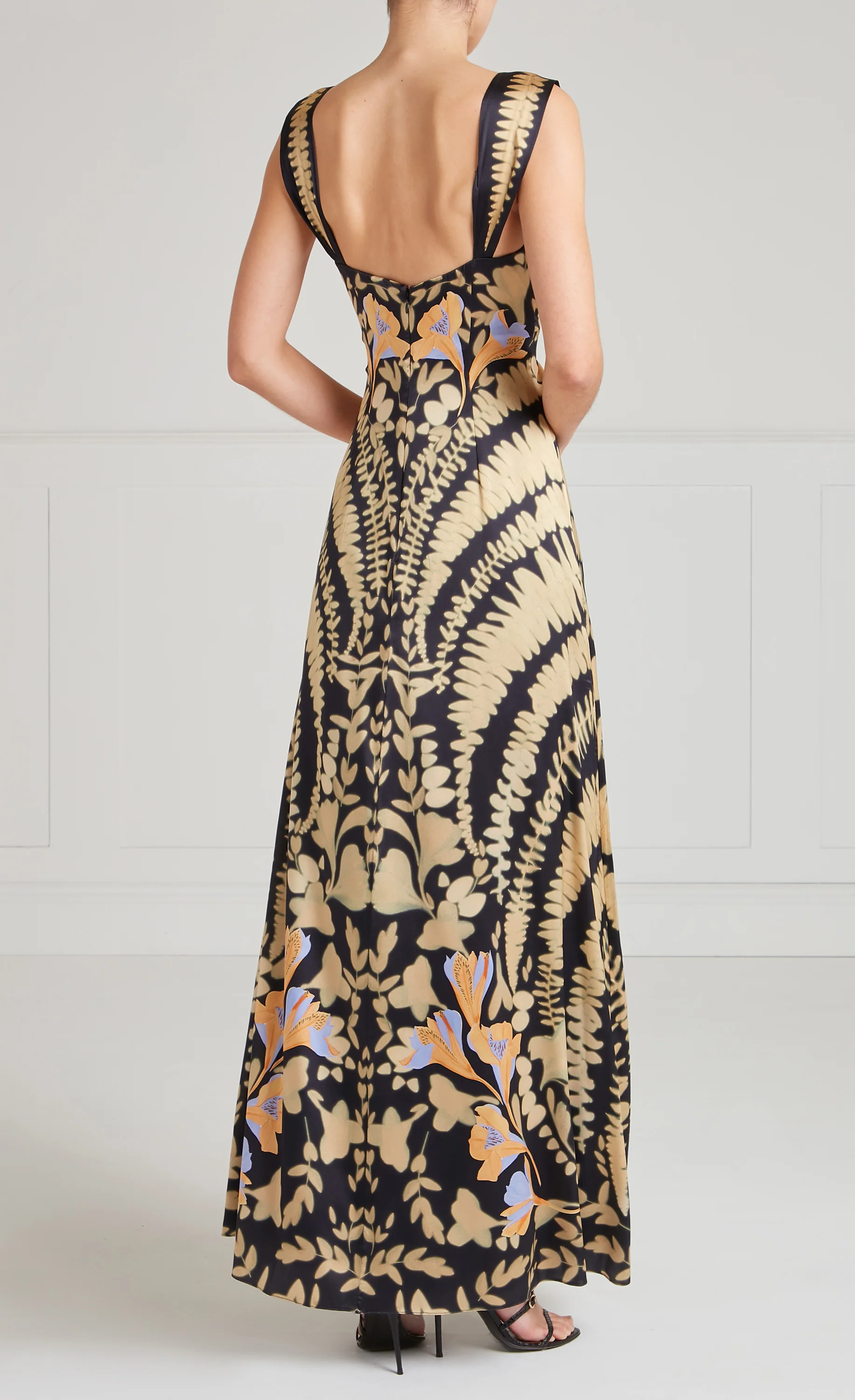 Ivy Strappy Gown - Black - Image 4