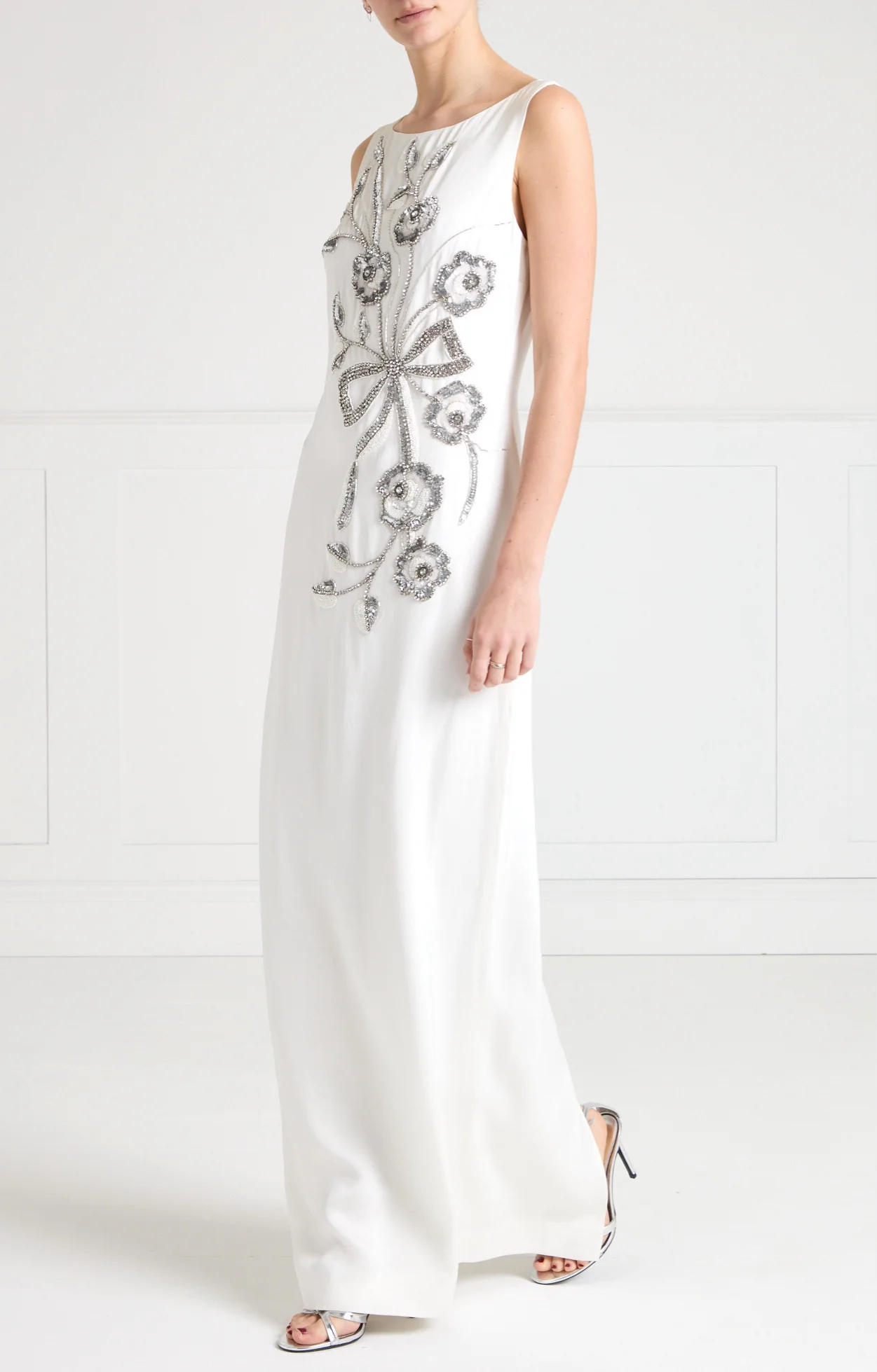 Lana Long Dress - Ivory - Image 4