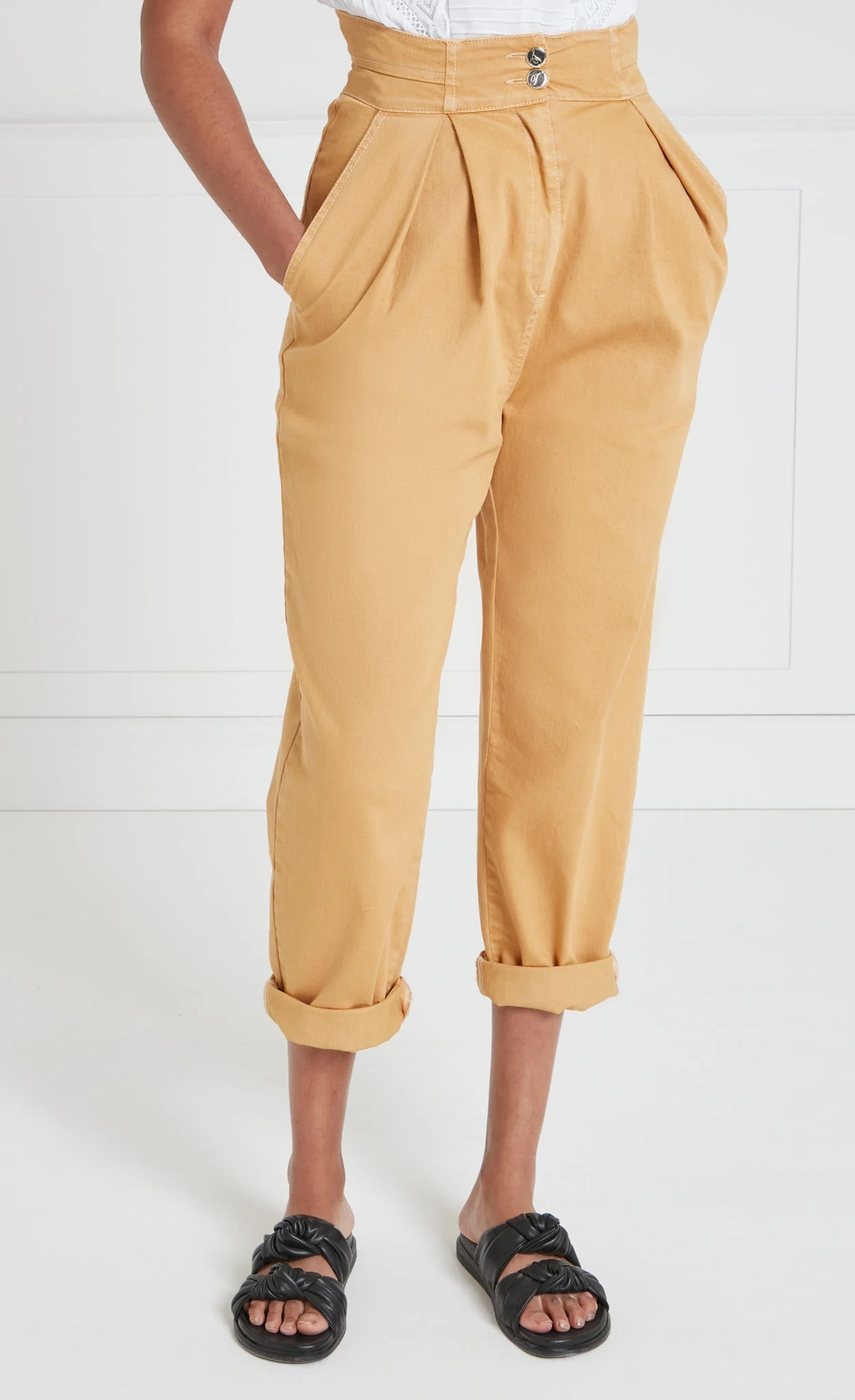 Maye Trousers - Sand - Image 3