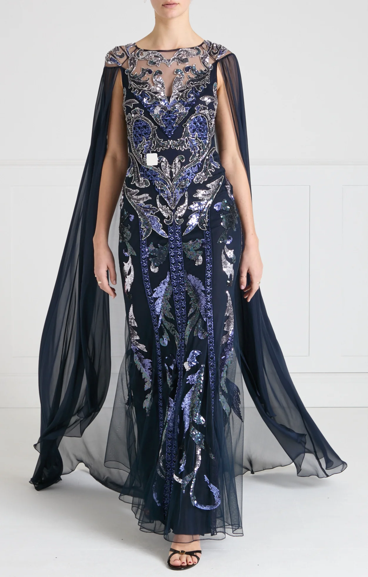 Novella Cape Gown - Midnight - Image 2