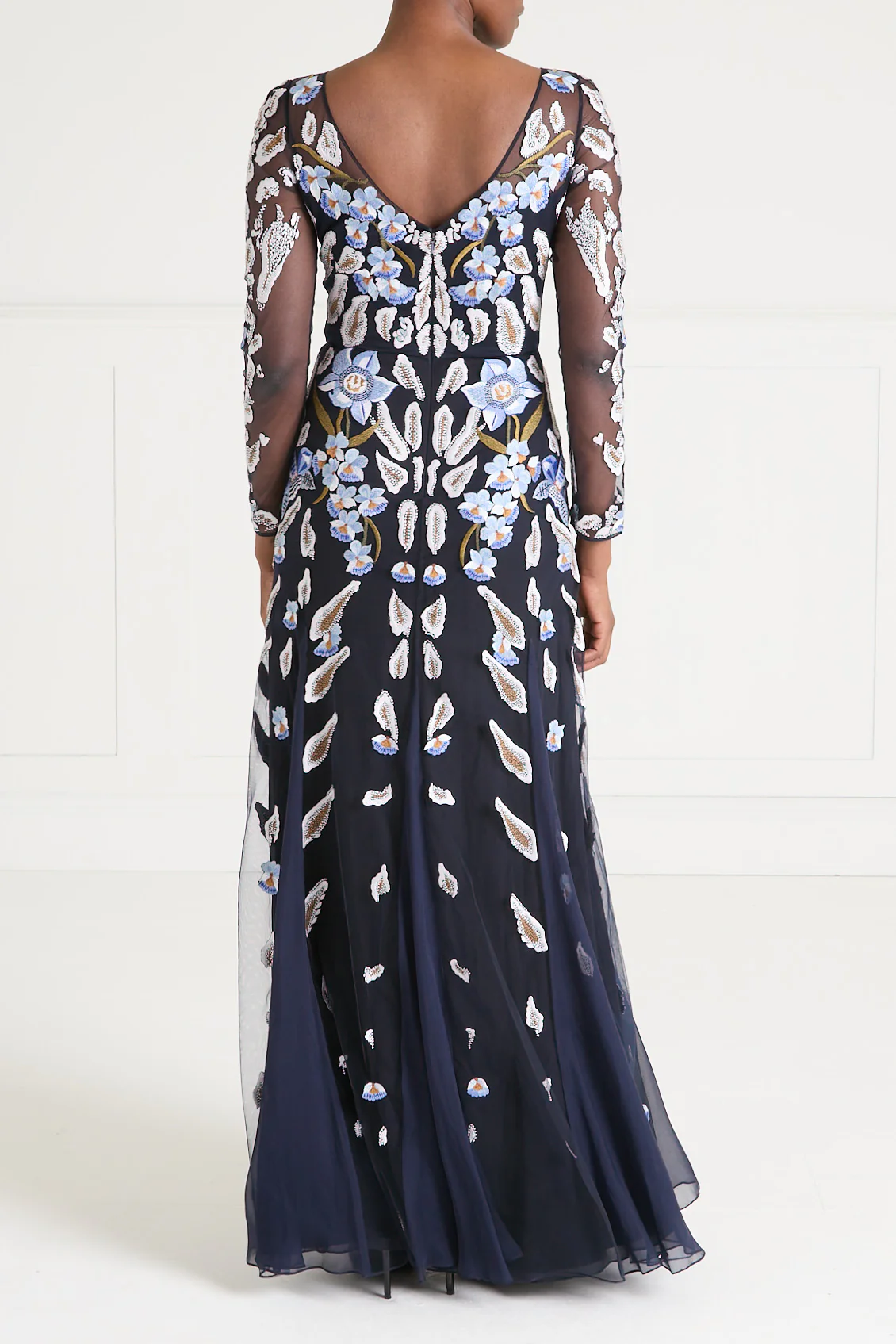 Pardus Sleeved Gown - Midnight - Image 6