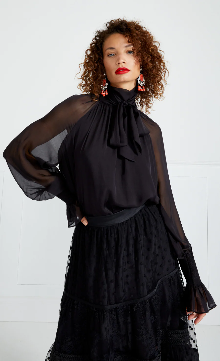 Quintette Blouse - Black - Image 3