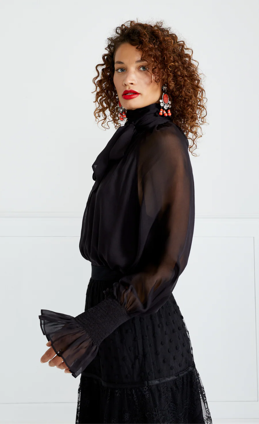Quintette Blouse - Black - Image 4