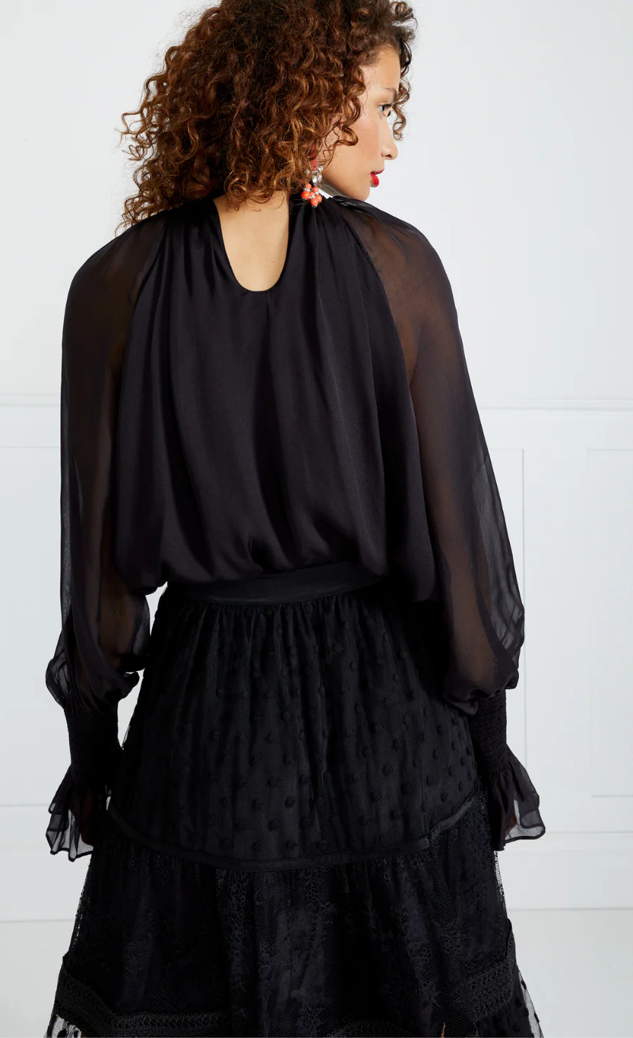 Quintette Blouse - Black - Image 5