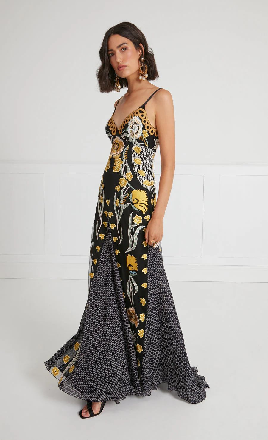 Remi Strappy Dress - Black - Image 3