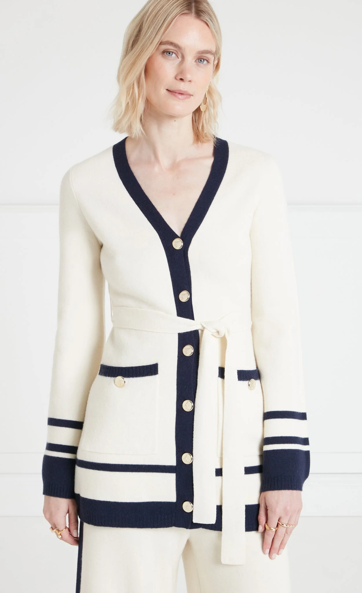 Ribera Cardigan - Ivory - Image 2