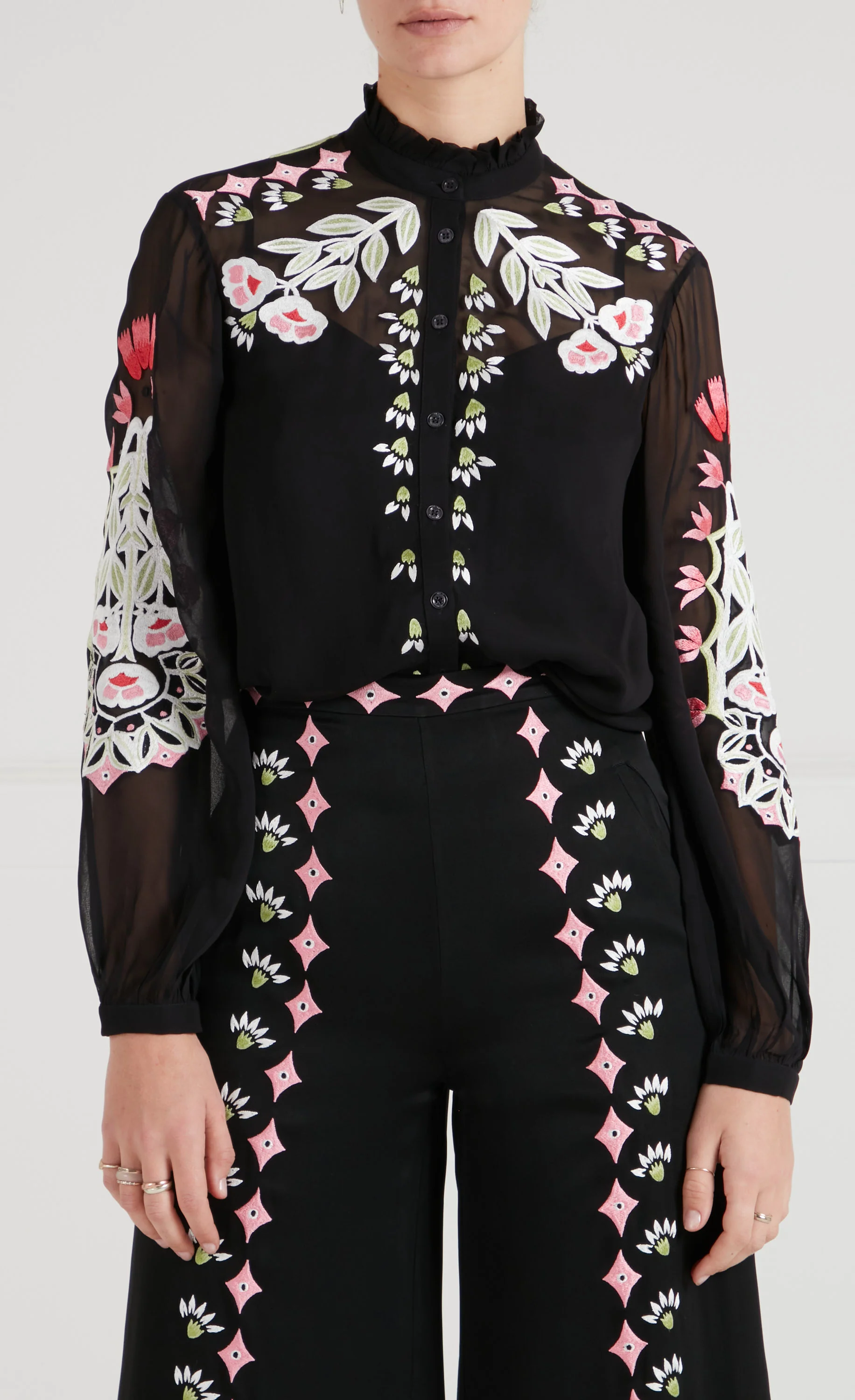 Rosalba Shirt - Black - Image 2