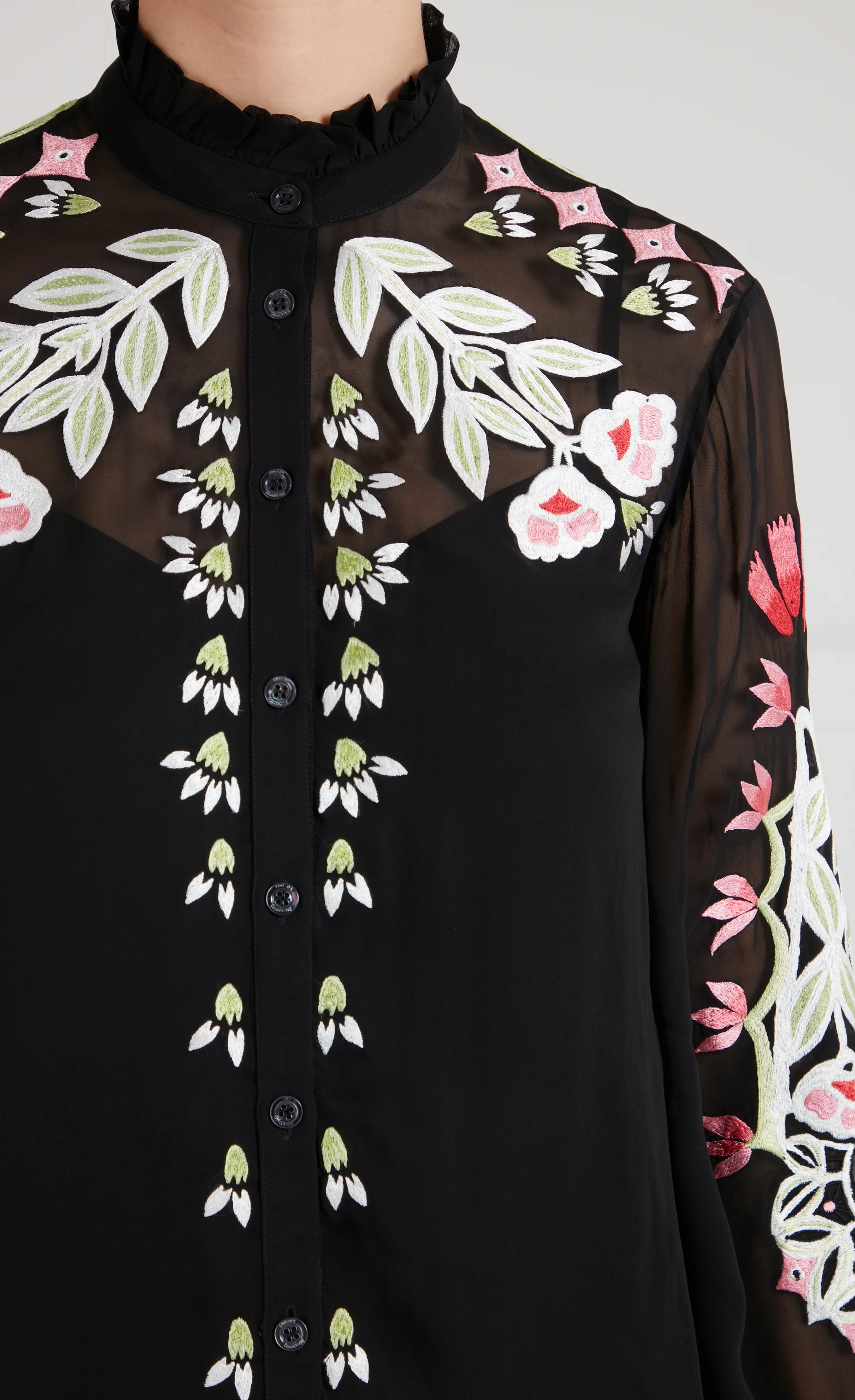 Rosalba Shirt - Black - Image 5