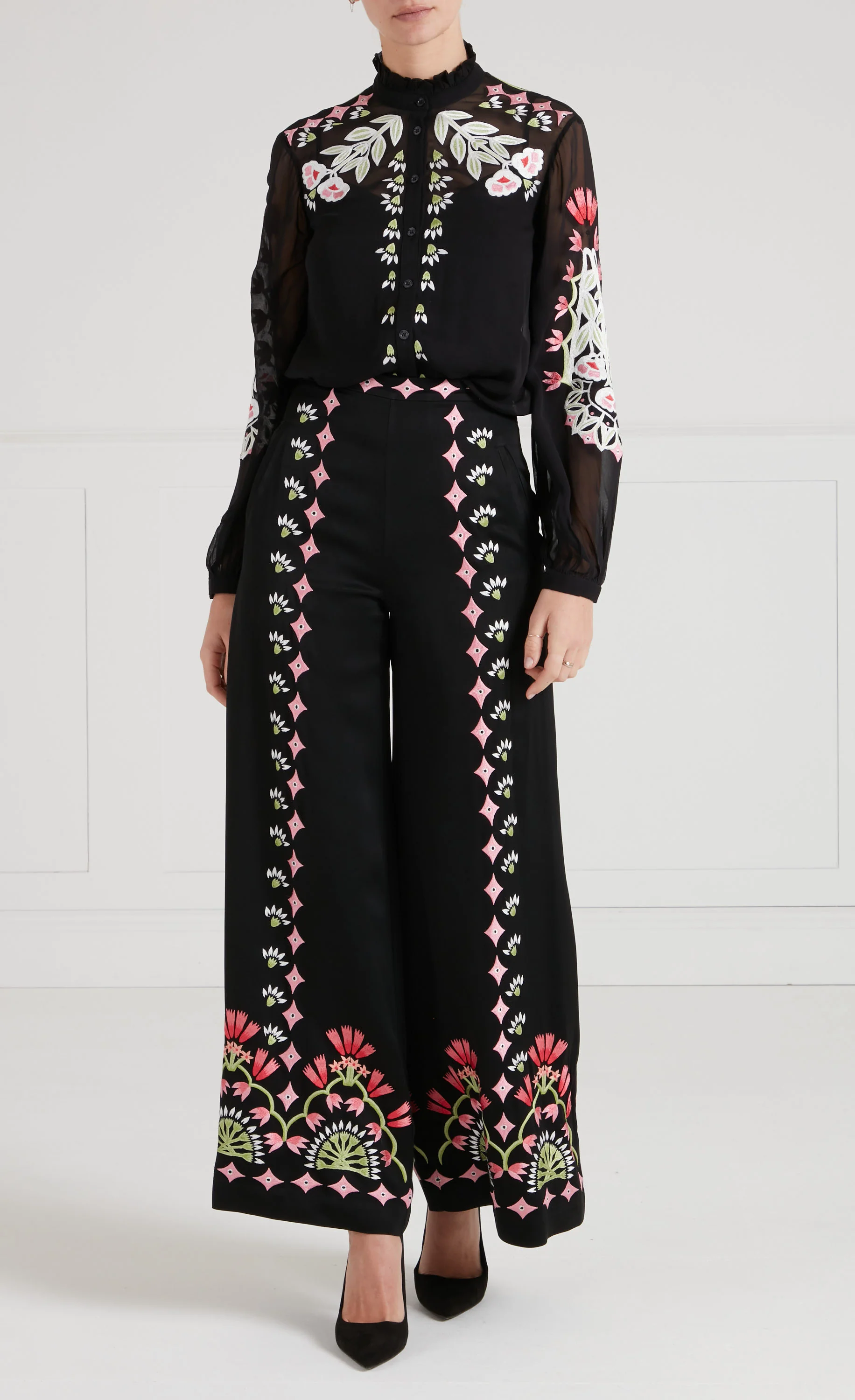 Rosalba Shirt - Black - Image 6