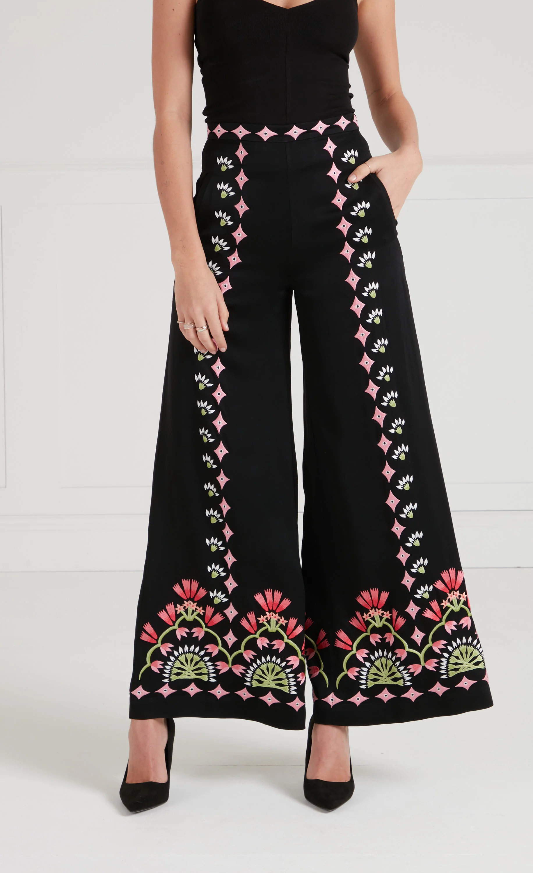Rosalba Trousers - Black - Image 2