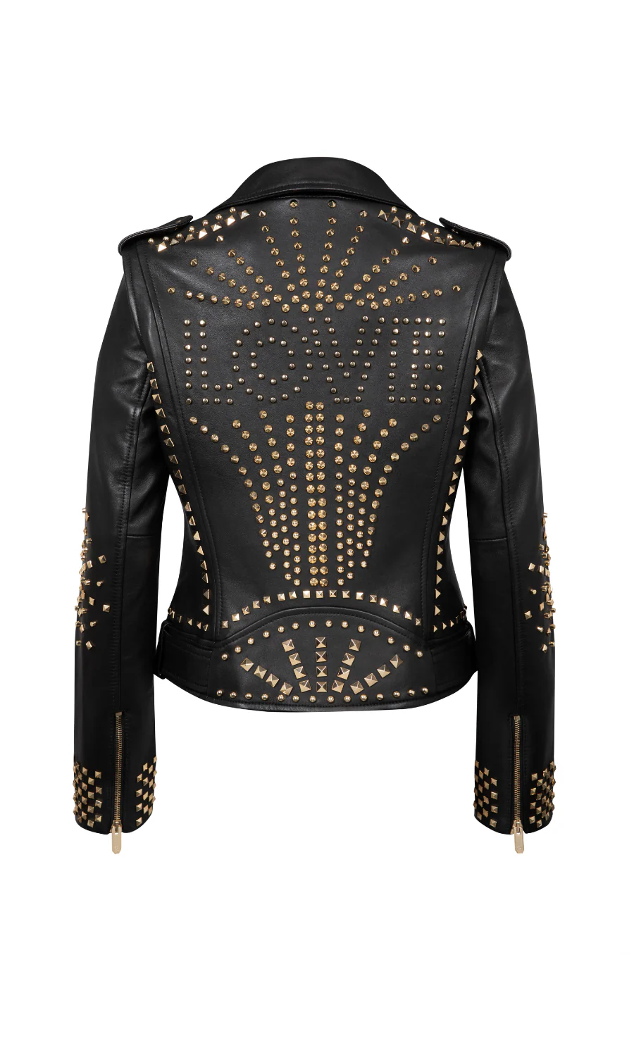 Samara Leather Jacket - Black - Image 3