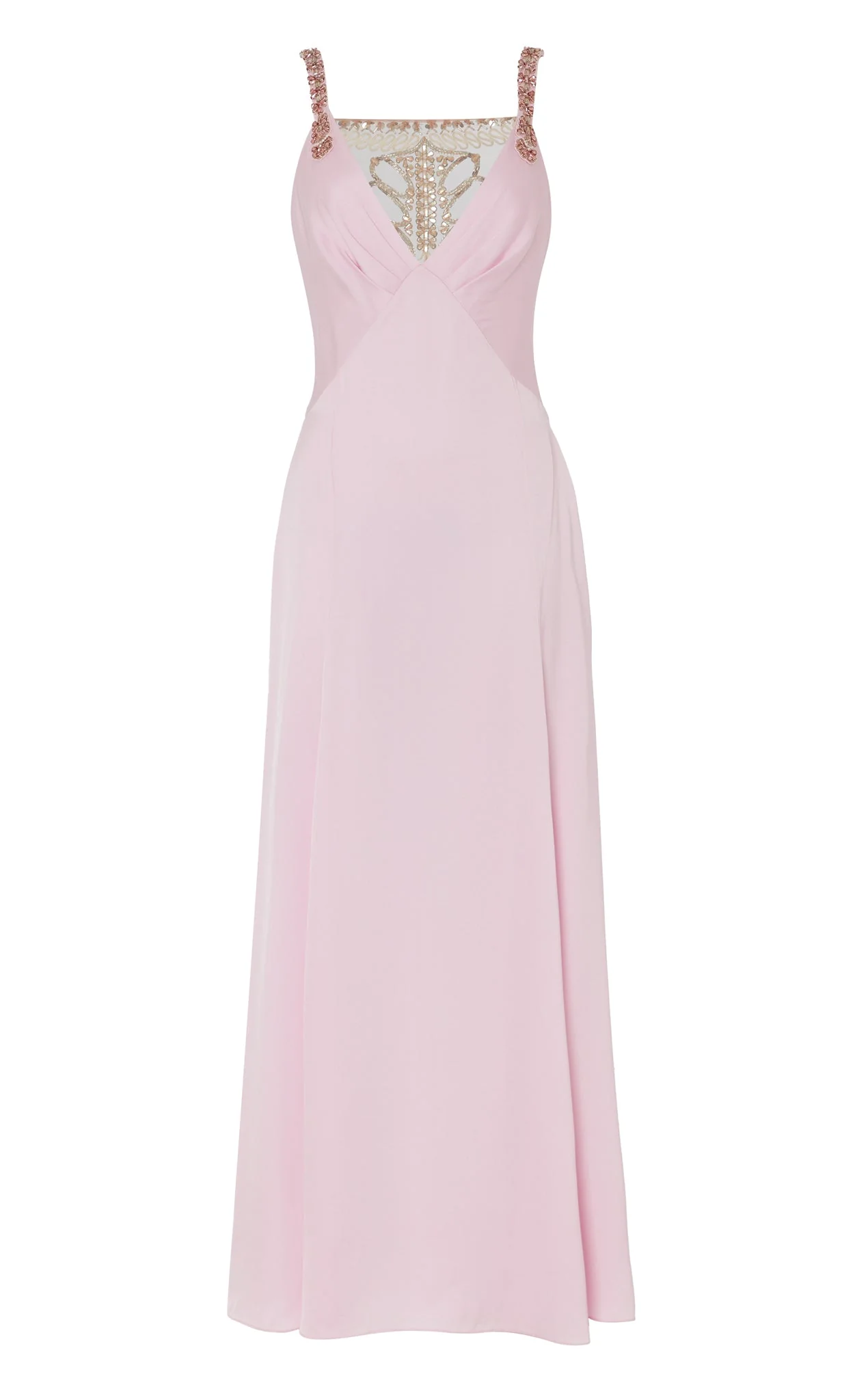 Sofia Strappy Dress - Powder Pink