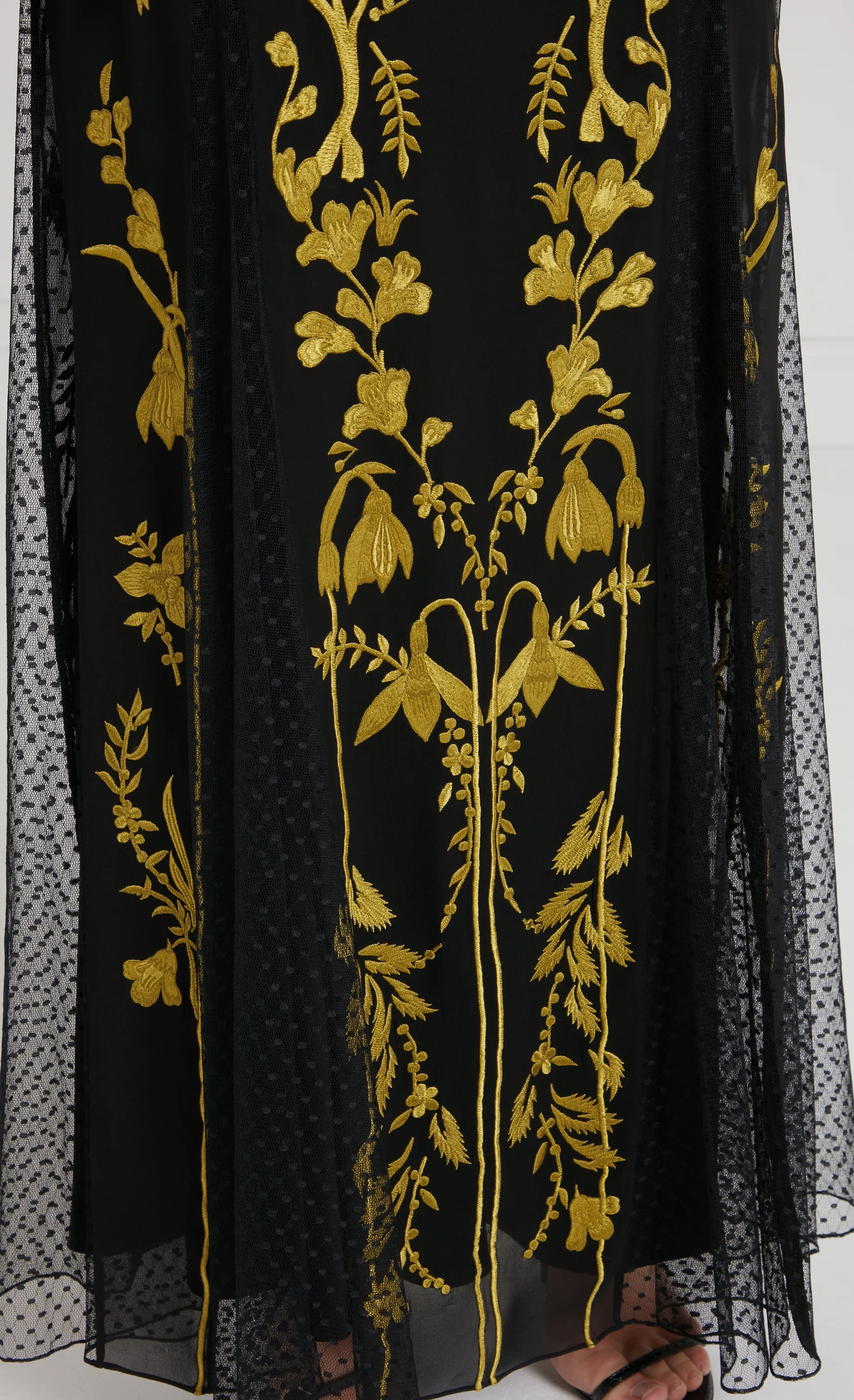 Thisbe V-Neck Gown - Black - Image 6