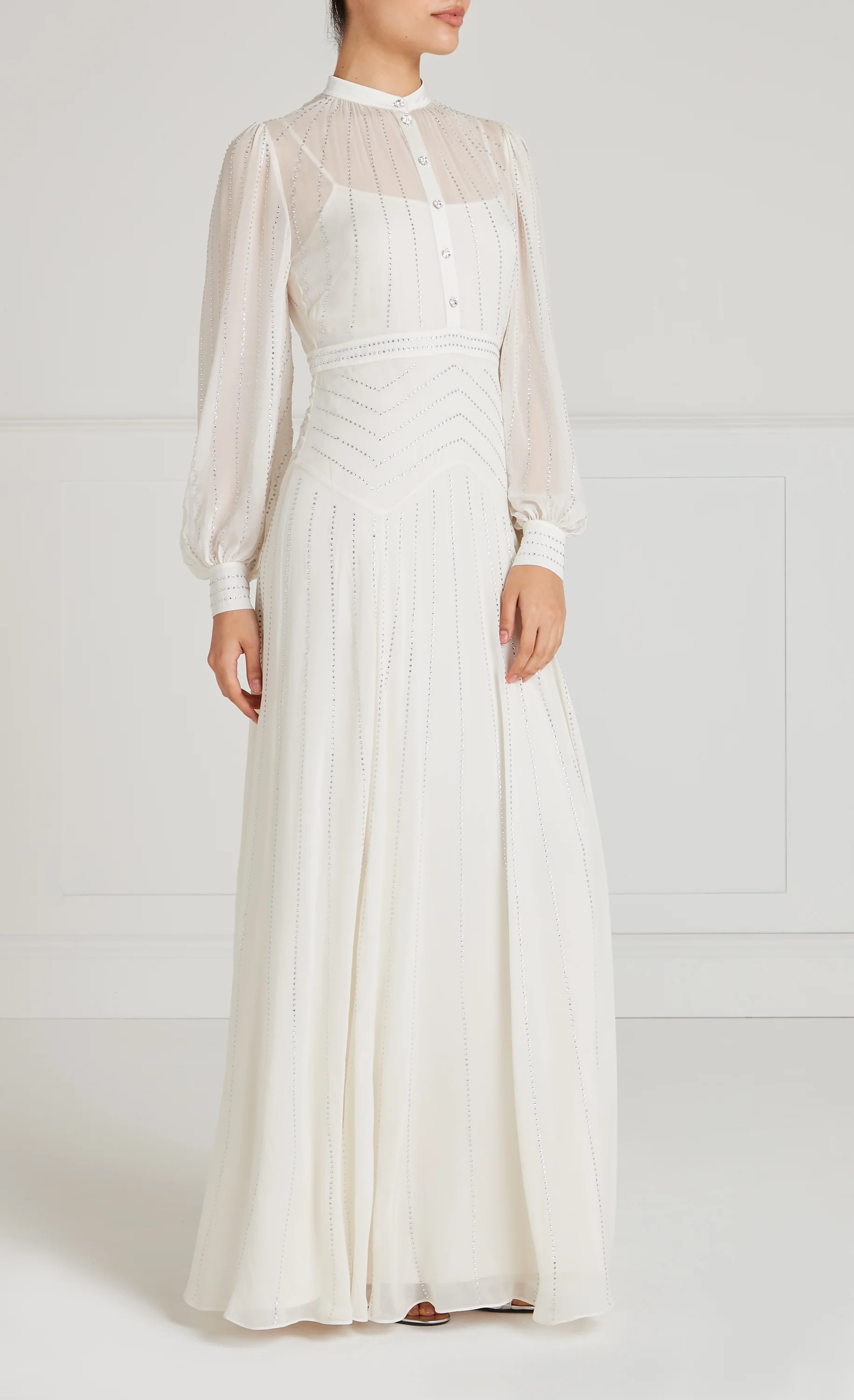 Villanelle Full-Length Dress - Ivory - Image 4