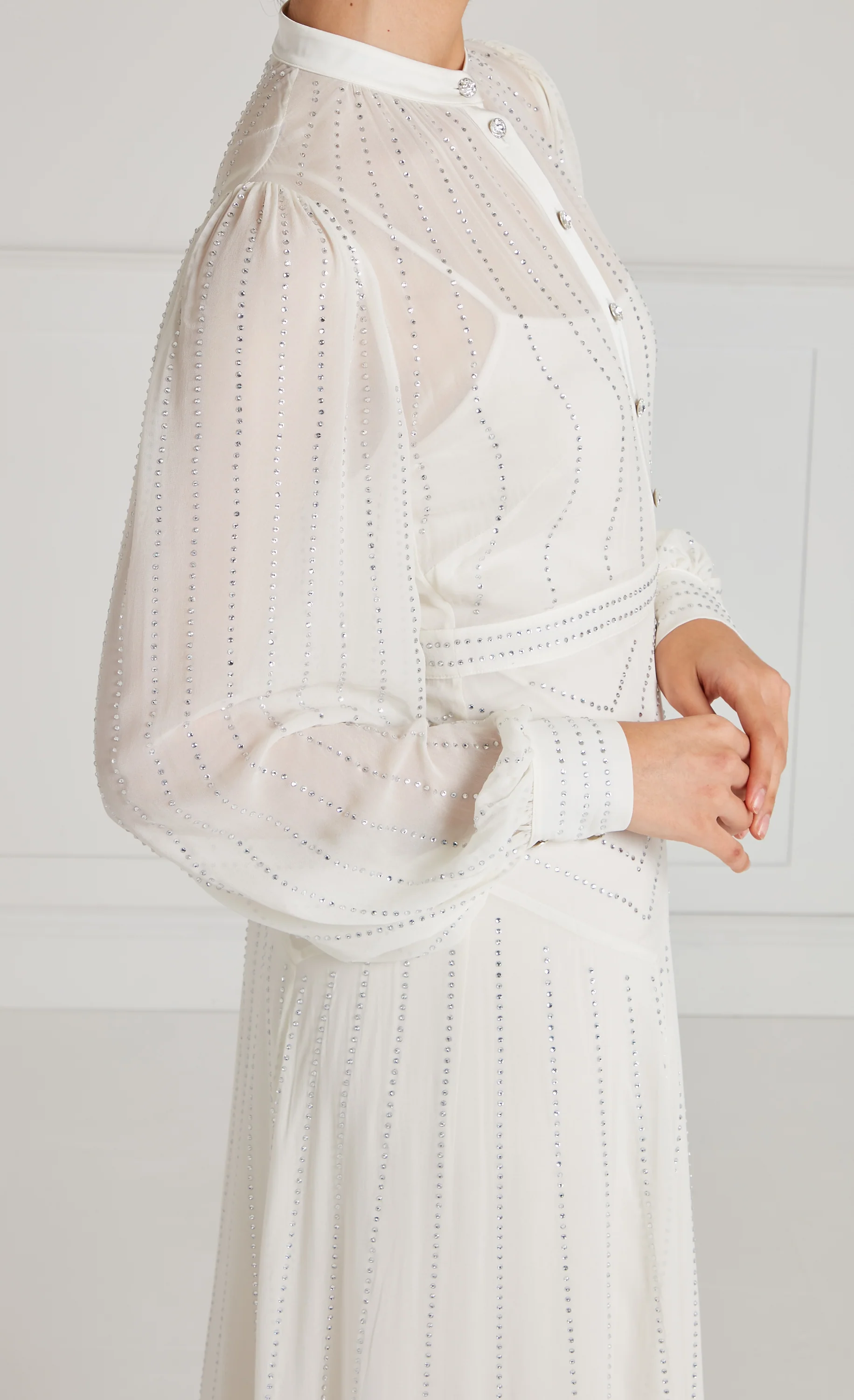 Villanelle Full-Length Dress - Ivory - Image 9