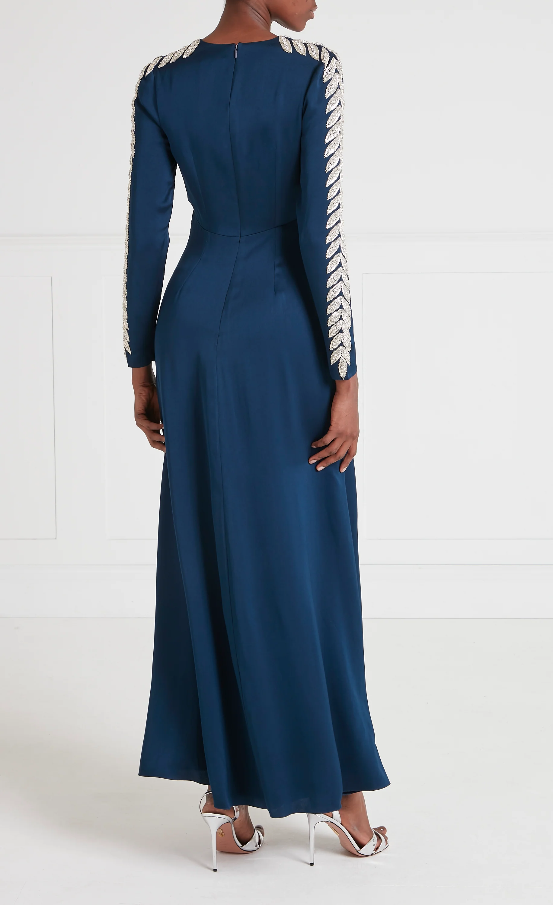 Vine Sleeved Gown - Midnight - Image 4